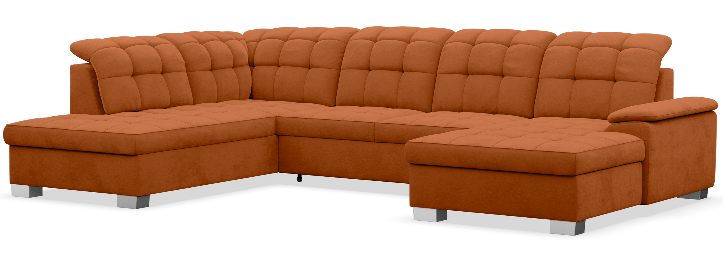 selsey-jamaal-ecksofa-u-form-rechts-mit-schlaffunktion-und-stauraum-kupfer-samt image 4