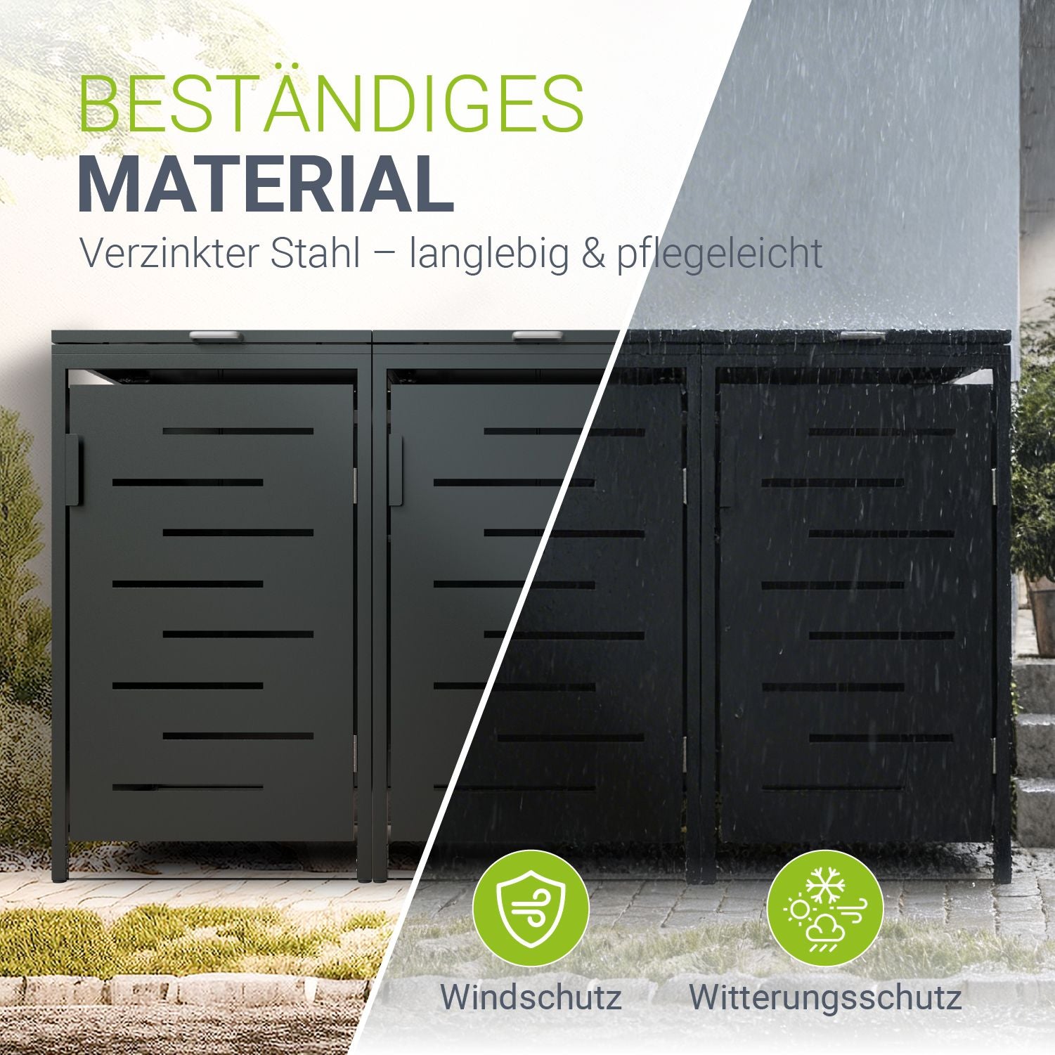 juskys-arel-metall-m-lltonnenbox-2er-mit-dach-2x-120-240-liter image 2