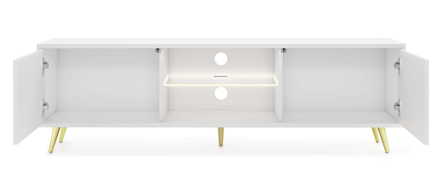 selsey-bello-tv-schrank-135-cm-wei-mit-lamellenfronten-und-goldenen-beinen image 7