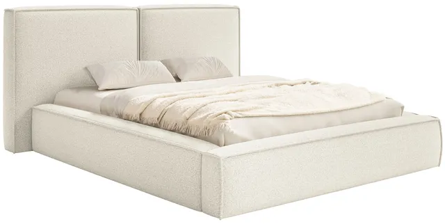 selsey-tilves-polsterbett-200x200-cm-creme-boucl-mit-stauraum image 1