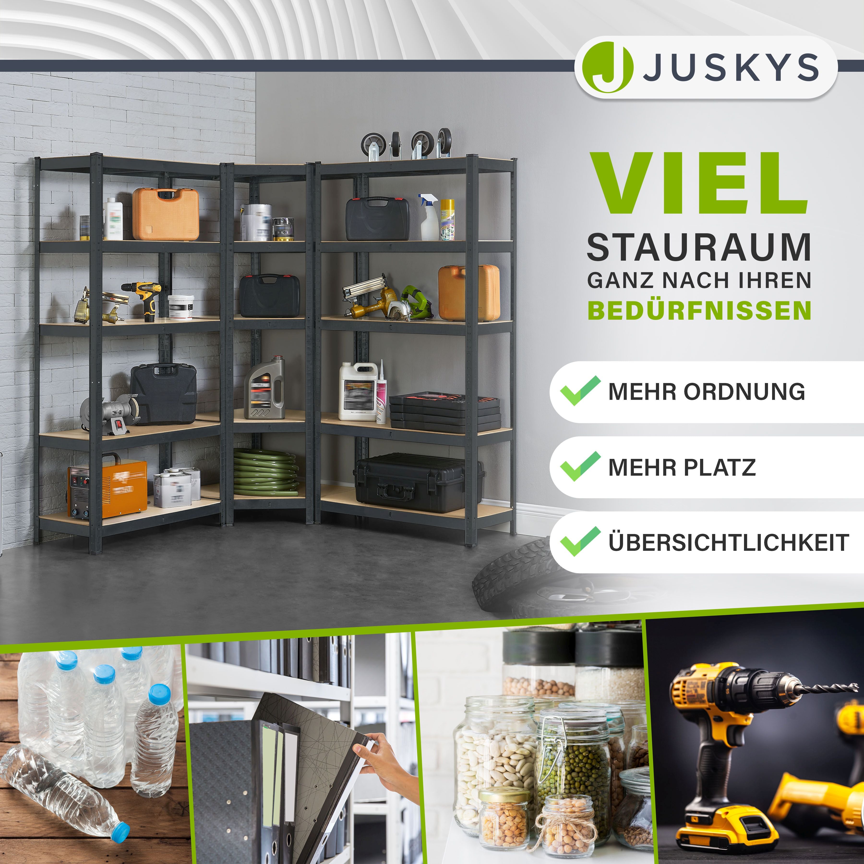 juskys-3er-regalsystem-1x-corner-eckregal-2x-basic-schwerlastregal image 7