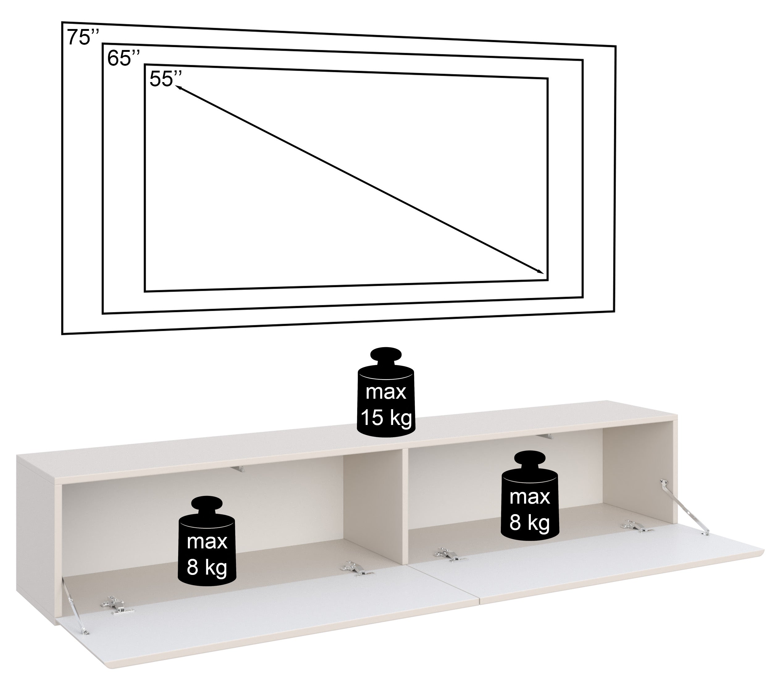 selsey-olio-h-ngender-tv-schrank-175-cm-kaschmir-mit-zwei-klappen image 7
