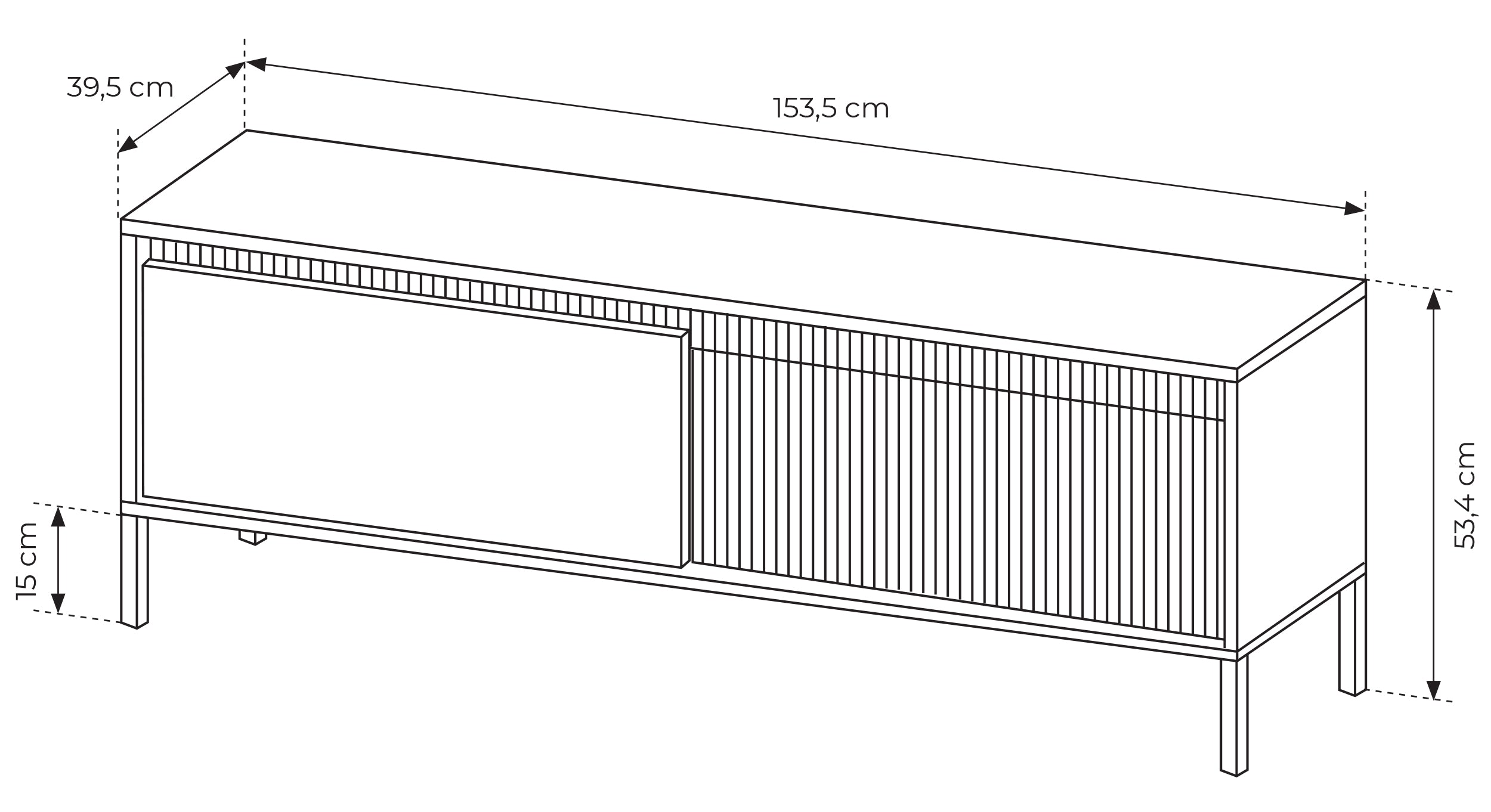 selsey-falsetto-tv-schrank-zweifl-gelig-gerillte-front-154-cm-schwarz image 8