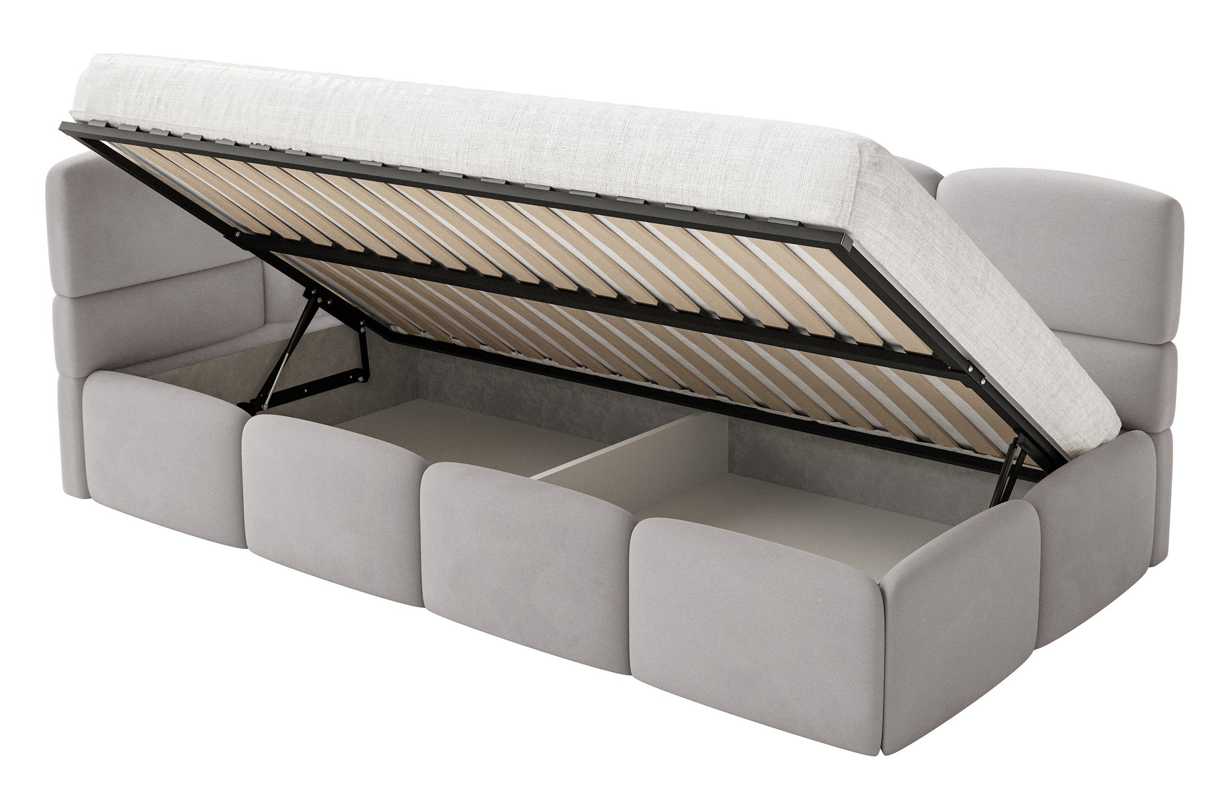 selsey-cloudy-jugendbett-120x200-cm-links-mit-stauraum-hellgrauer-velours-wasser image 3