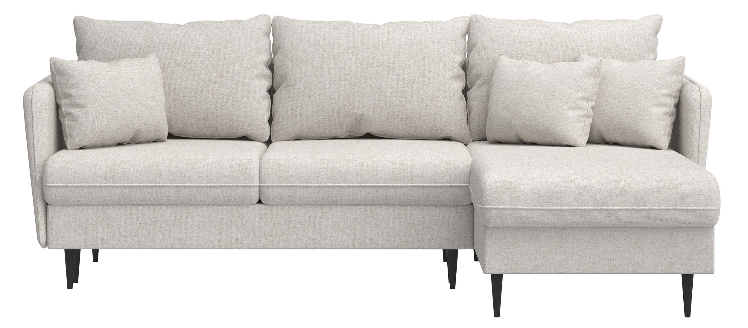 selsey-volio-l-f-rmiges-ecksofa-mit-schlaffunktion-hellbeige-chenille-schwarze-b image 4