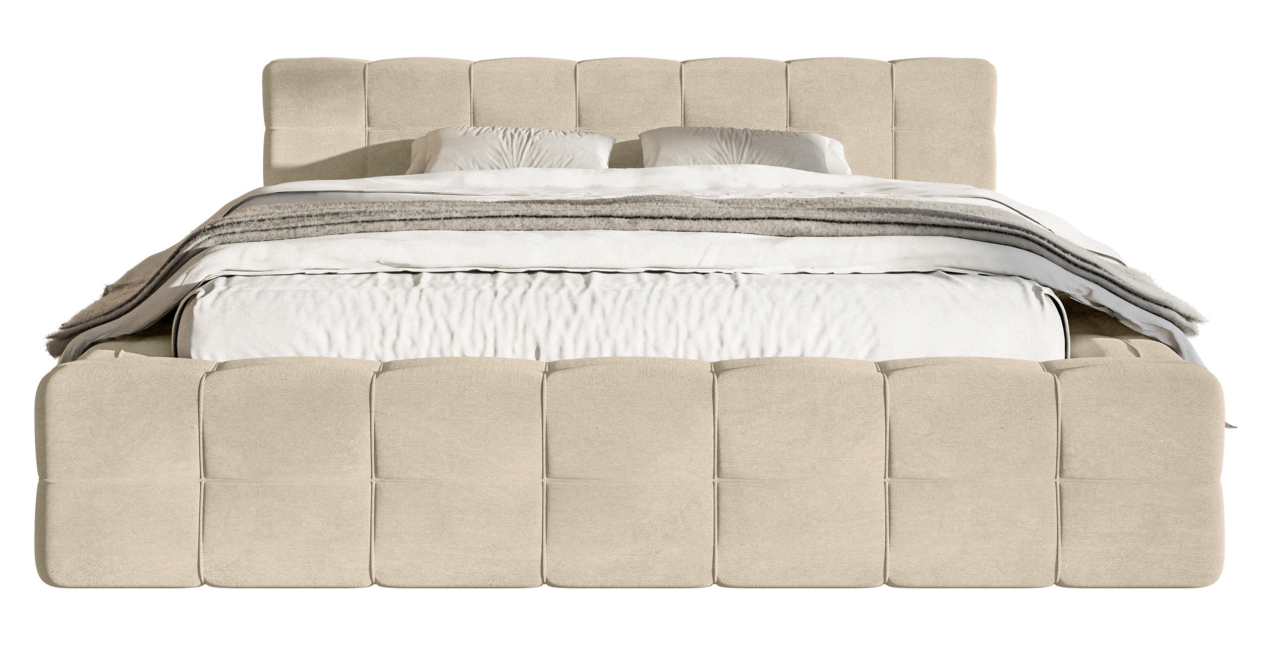 selsey-puffly-polsterbett-140x200-cm-mit-stauraum-beige-samt-metallrahmen image 4