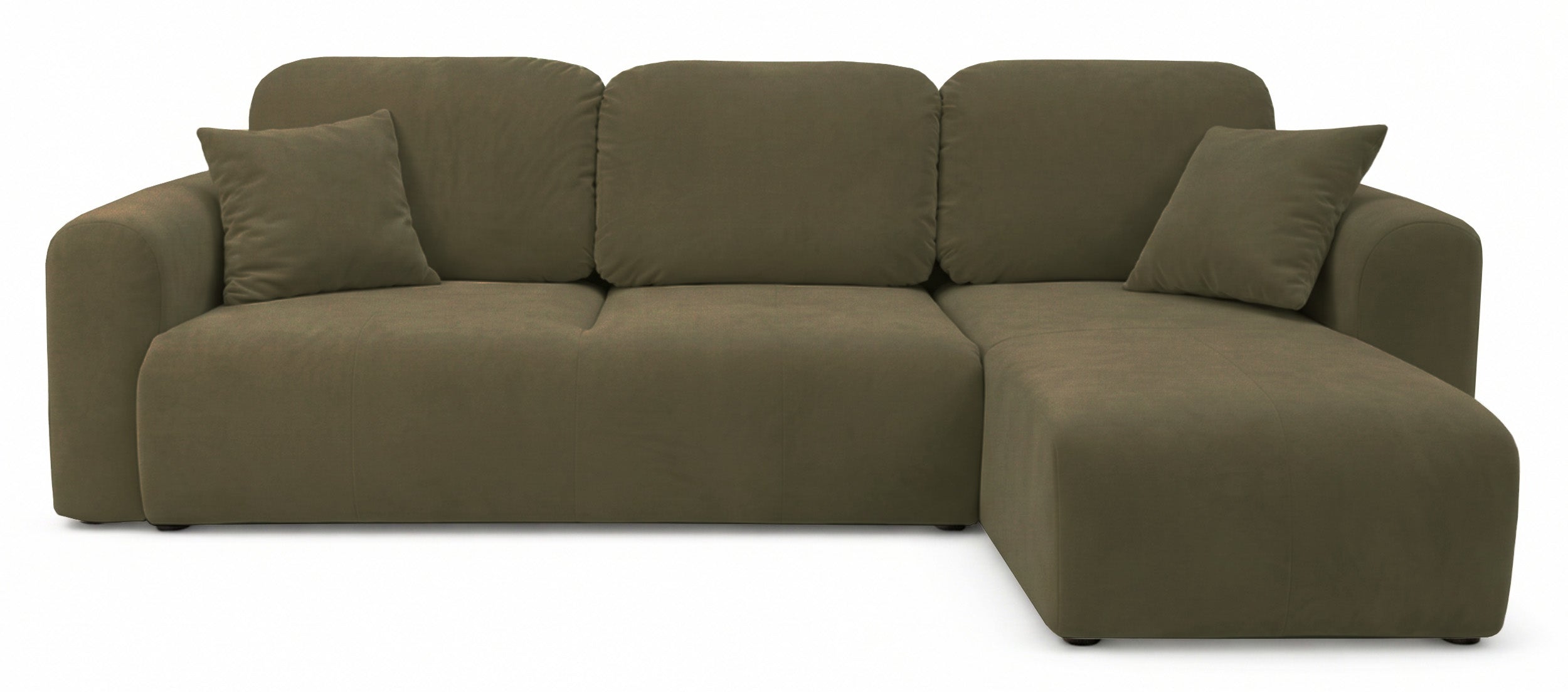 selsey-olido-ecksofa-mit-schlaffunktion-l-form-bettkasten-olivgr-n-samt-hydropho image 1