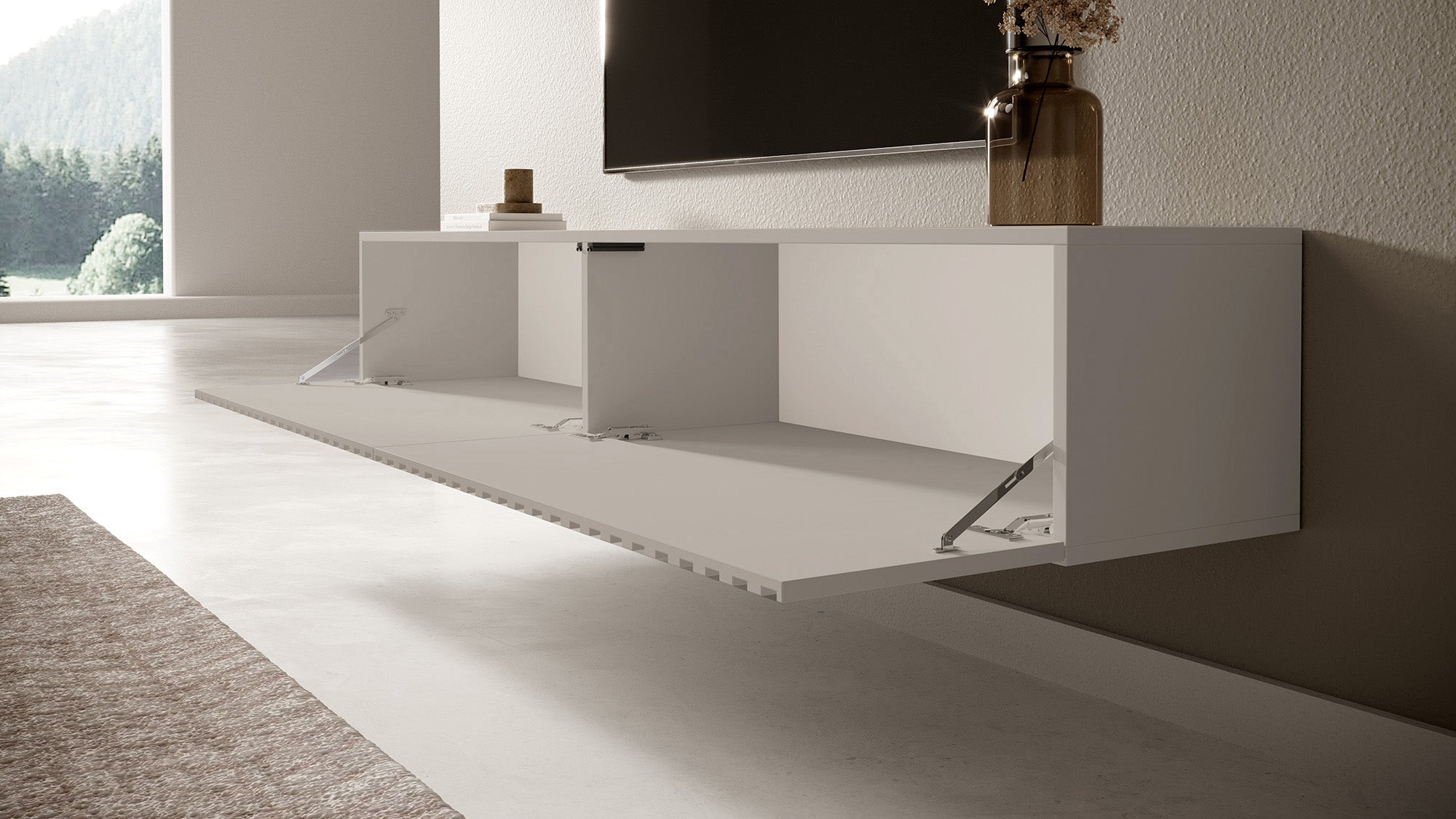 selsey-telire-tv-schrank-175-cm-grau-beige-mit-lamellenfront image 6