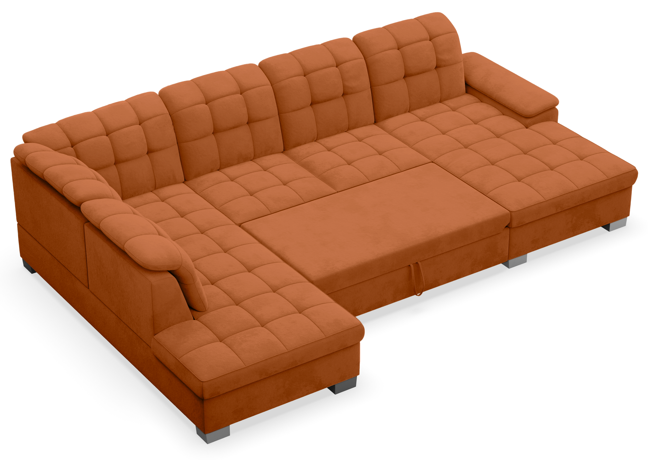 selsey-jamaal-ecksofa-u-form-rechts-mit-schlaffunktion-und-stauraum-kupfer-samt image 5