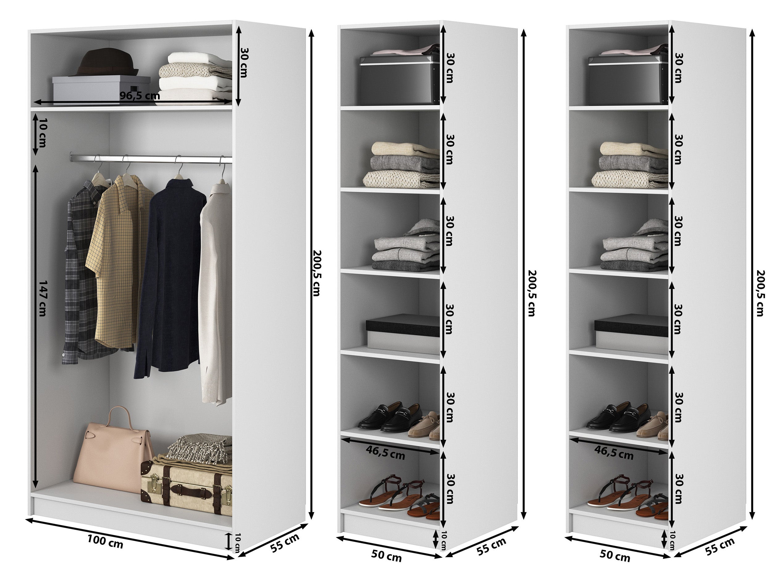 selsey-frame-viert-riger-kleiderschrank-200-cm-grau-beige-mit-kleiderstange-und- image 7