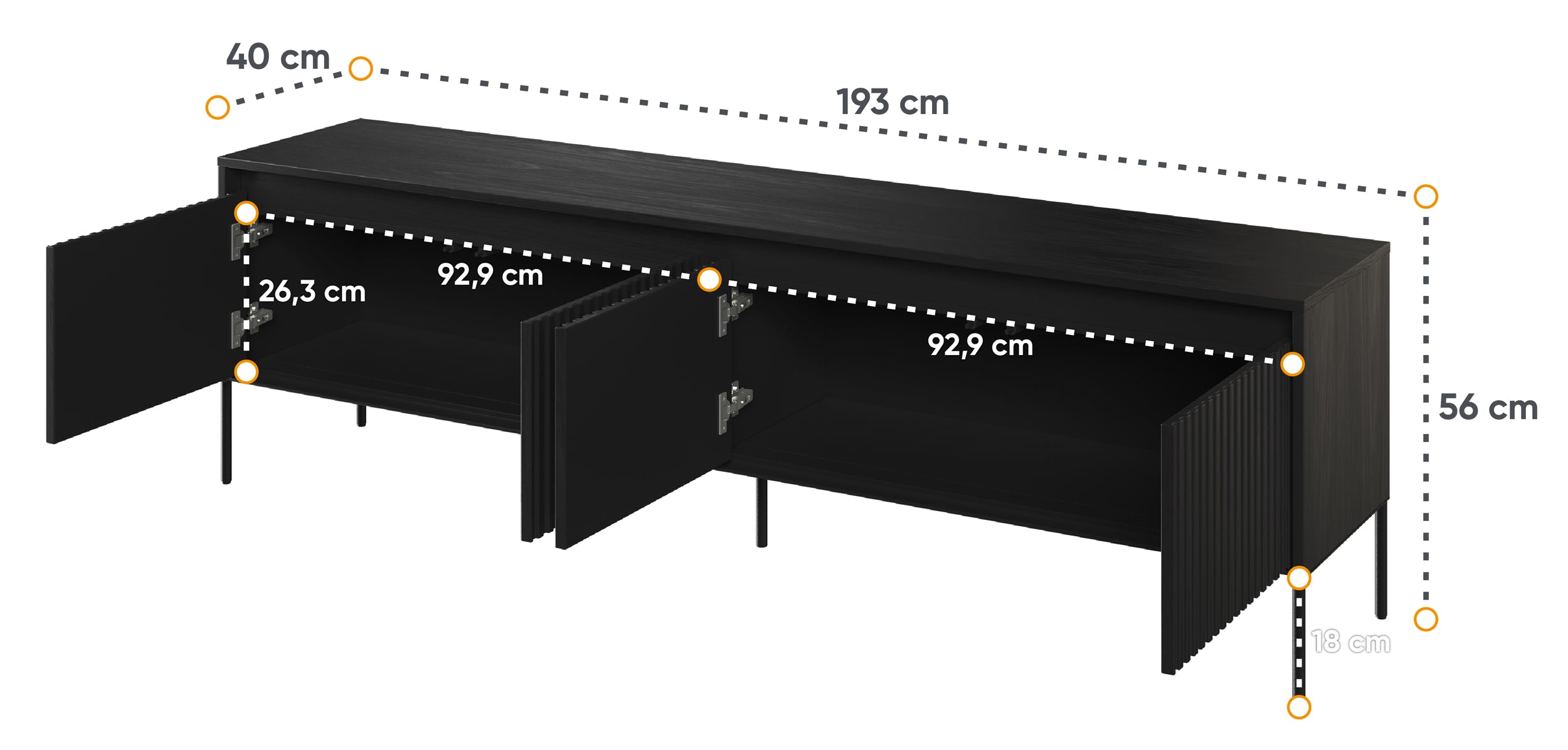 selsey-trend-tv-schrank-193-cm-mit-led-in-schwarz image 5