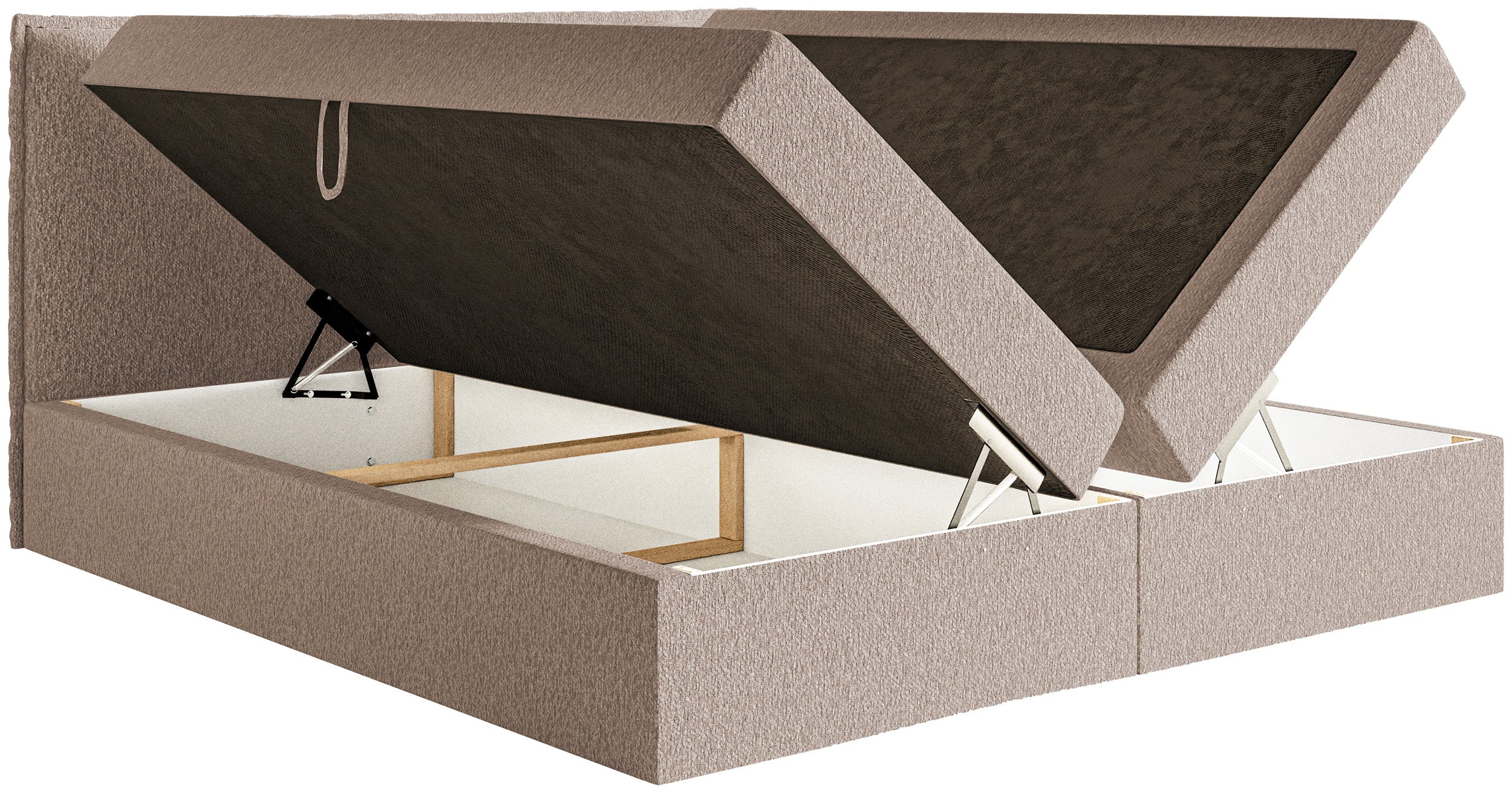 selsey-softie-kontinentalbett-140x200-cm-mit-stauraum-und-topper-in-dunkelbeige- image 6