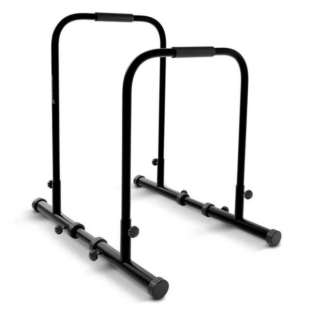 juskys-dip-barren-schwarz-verstellbare-parallel-bars-stahl image 1