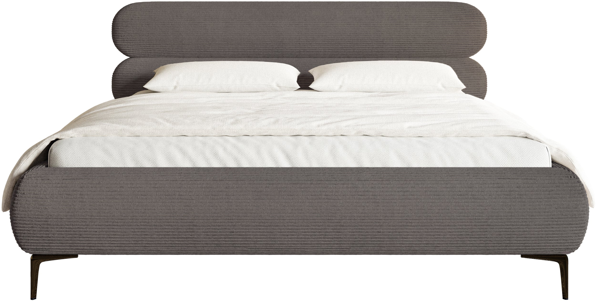 selsey-roule-cord-gepolstertes-bett-140x200-cm-grauer-cordstoff-schwarze-beine image 6