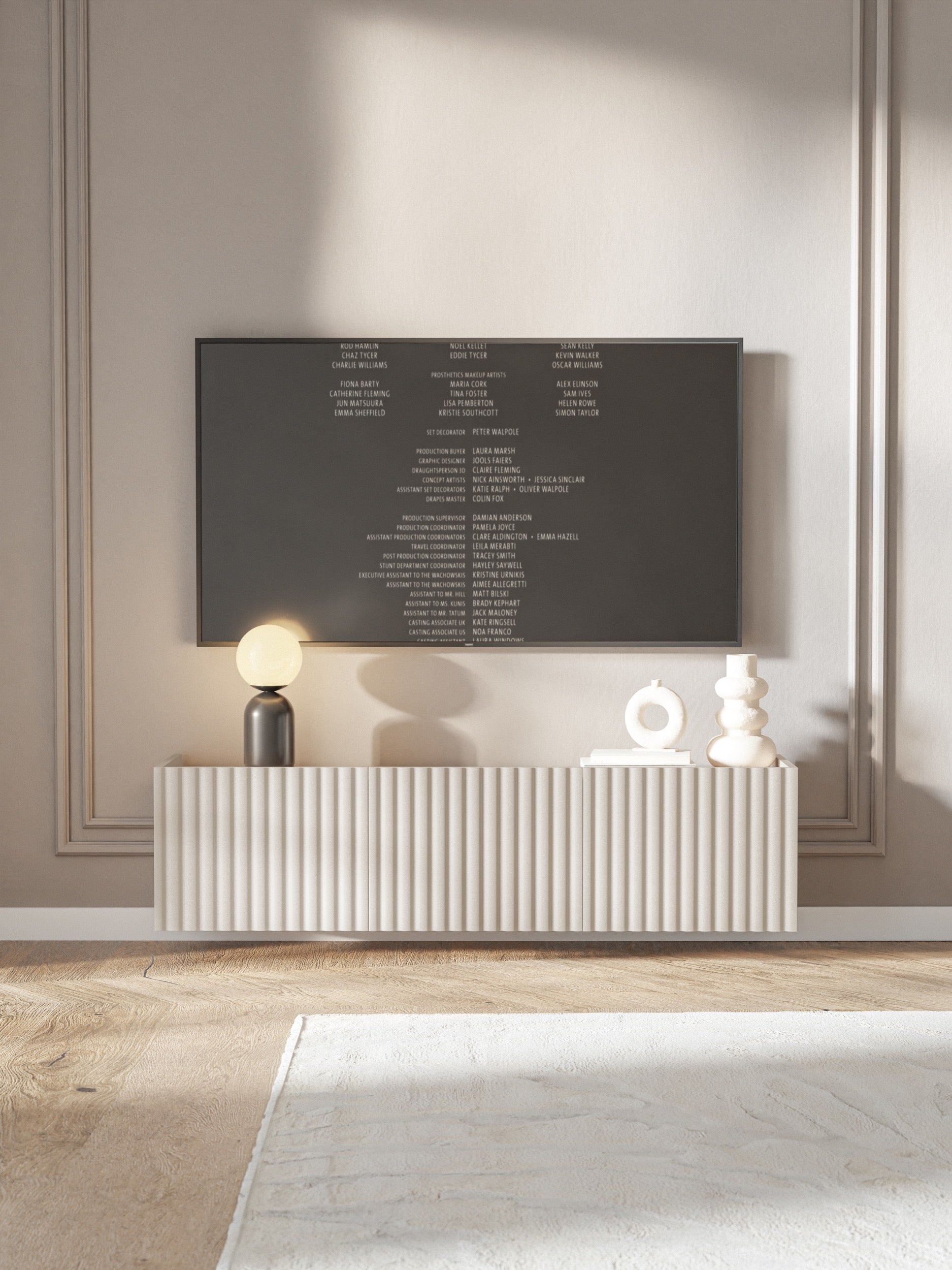 selsey-fiorra-h-ngender-tv-schrank-144-cm-3-t-rig-kaschmir-mit-rillenfront image 3