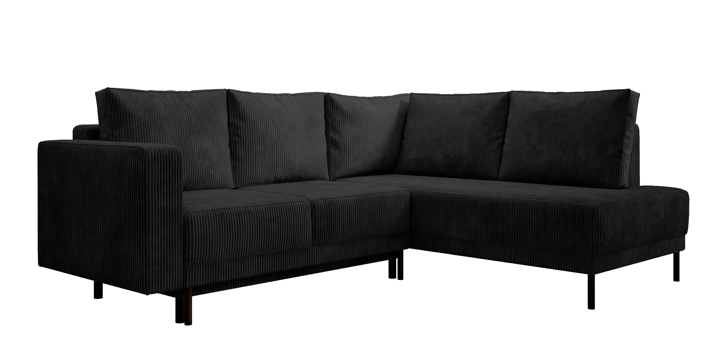 selsey-rodario-ecksofa-rechtsseitig-mit-schlaffunktion-und-bettkasten-schwarzer- image 4