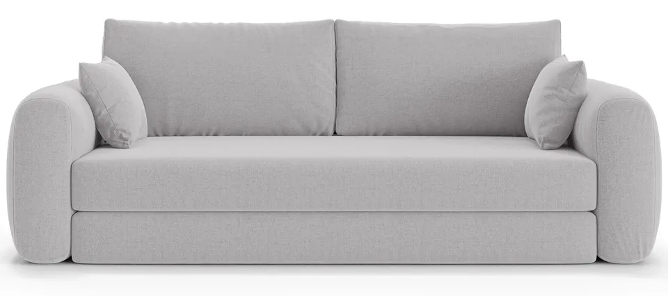 selsey-velera-dreisitziges-ausklappbares-sofa-hellgrau-flechtmuster image 1