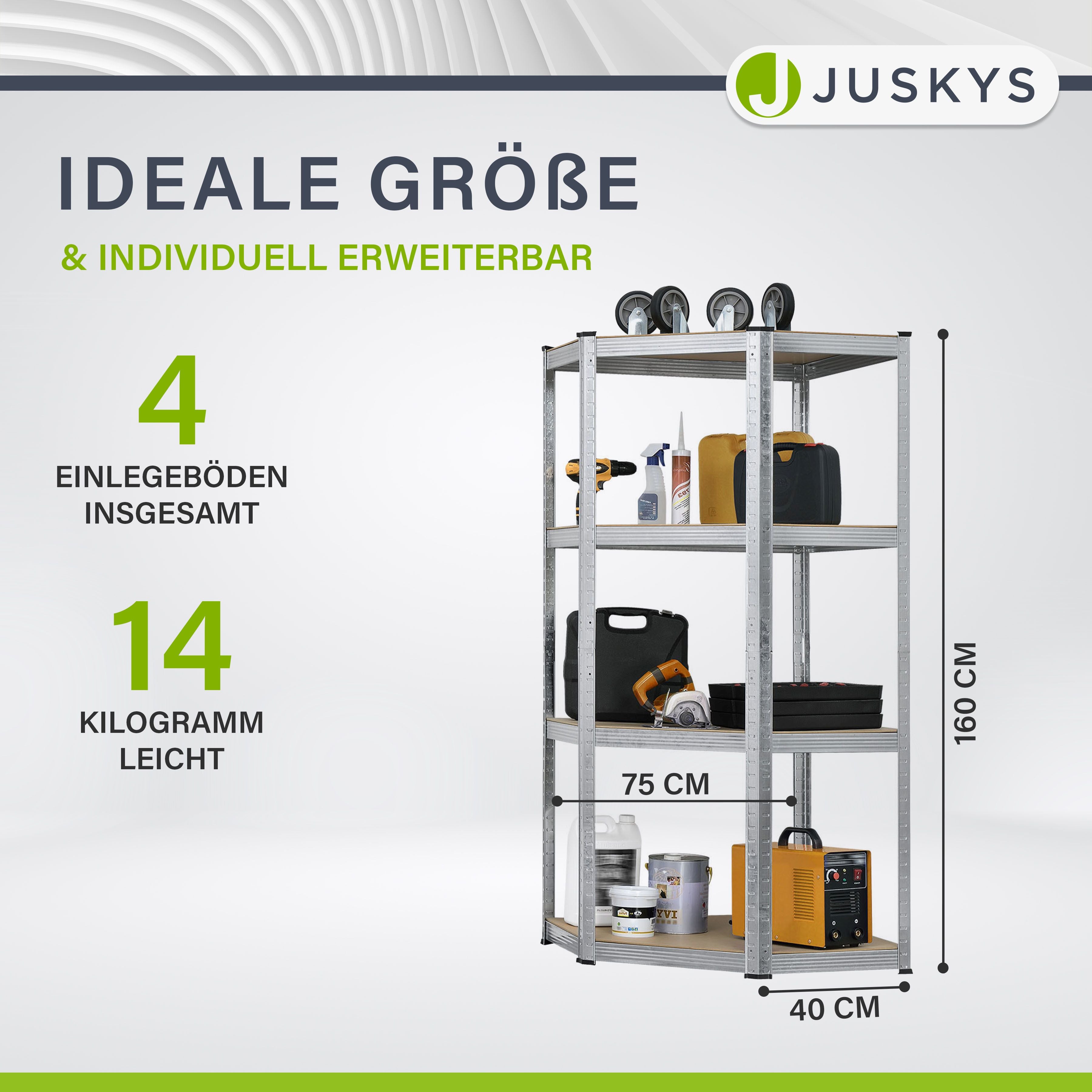 juskys-eckregal-corner-easy-160-x-75-x-40-75-cm-schwerlastregal-verzinkt-4-b-den image 4