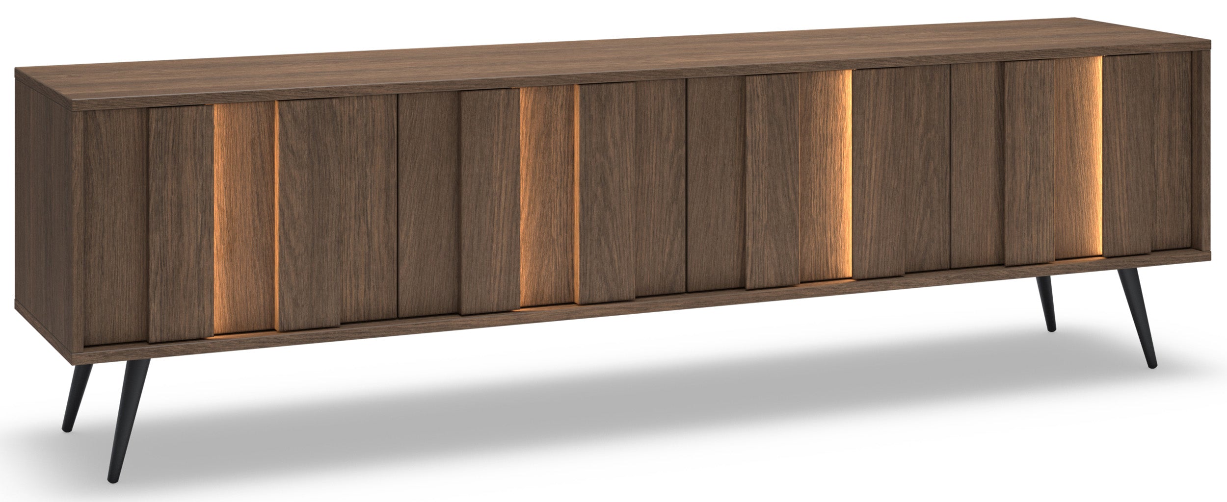 selsey-amaro-tv-schrank-183-cm-viert-rig-mit-led-beleuchtung-eiche-dunin image 1