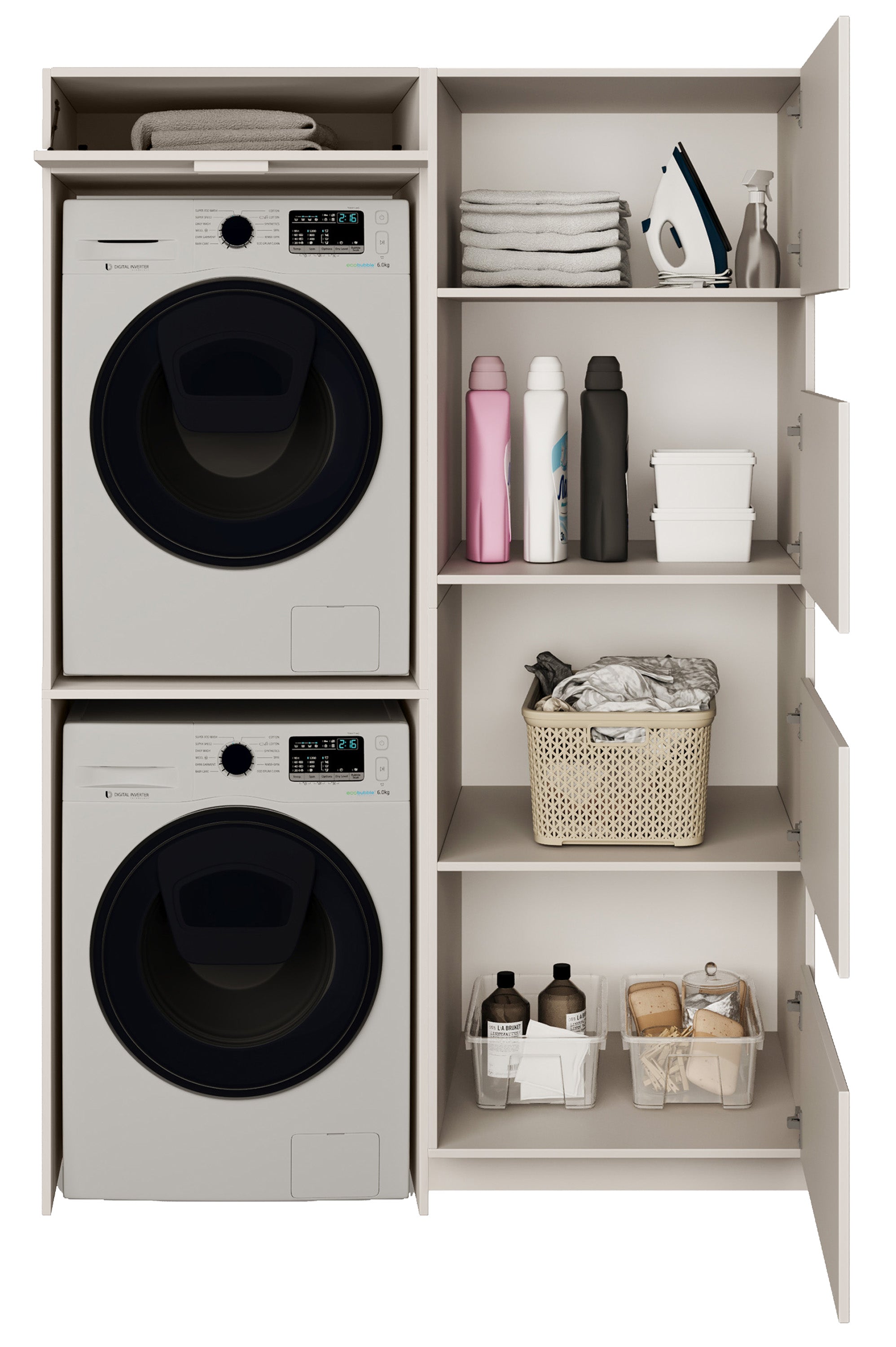 selsey-holv-badezimmerm-bel-set-mit-schrank-ber-der-waschmaschine-135-cm-kaschmi image 6