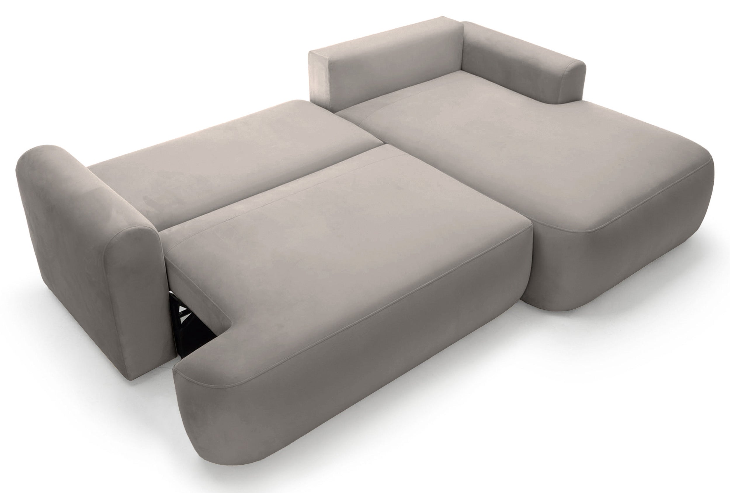 selsey-ovo-ecksofa-l-form-rechts-mit-schlaffunktion-und-stauraum-hellgrau-samt-p image 7
