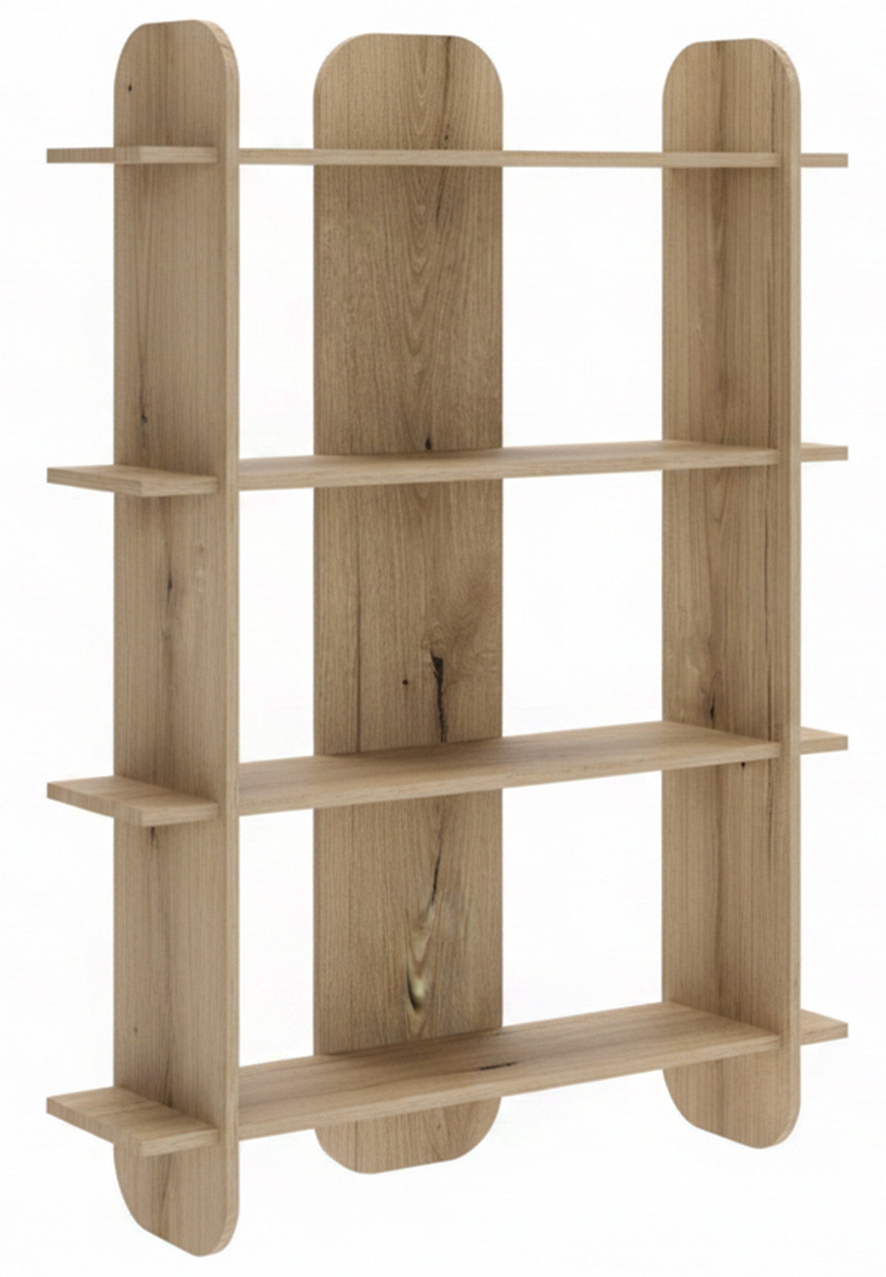 selsey-livio-regal-mit-vier-b-den-107-cm-eiche-evoke image 1
