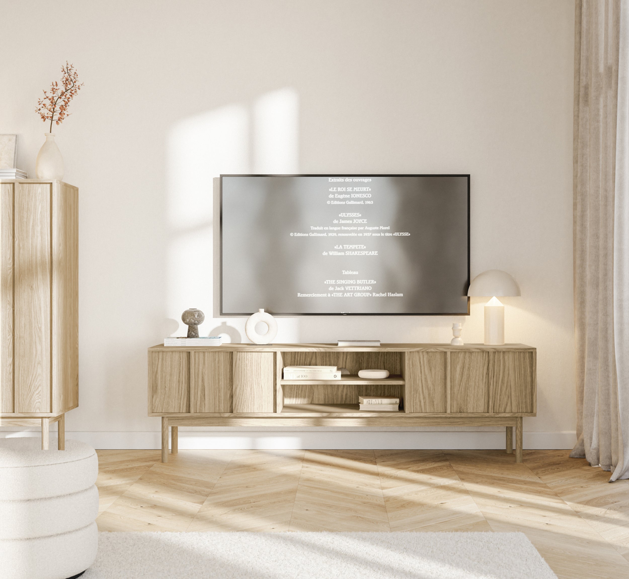 selsey-tv-schrank-neksto-170-cm-ge-lte-eiche-mit-zwei-schubladen-lowboard image 2