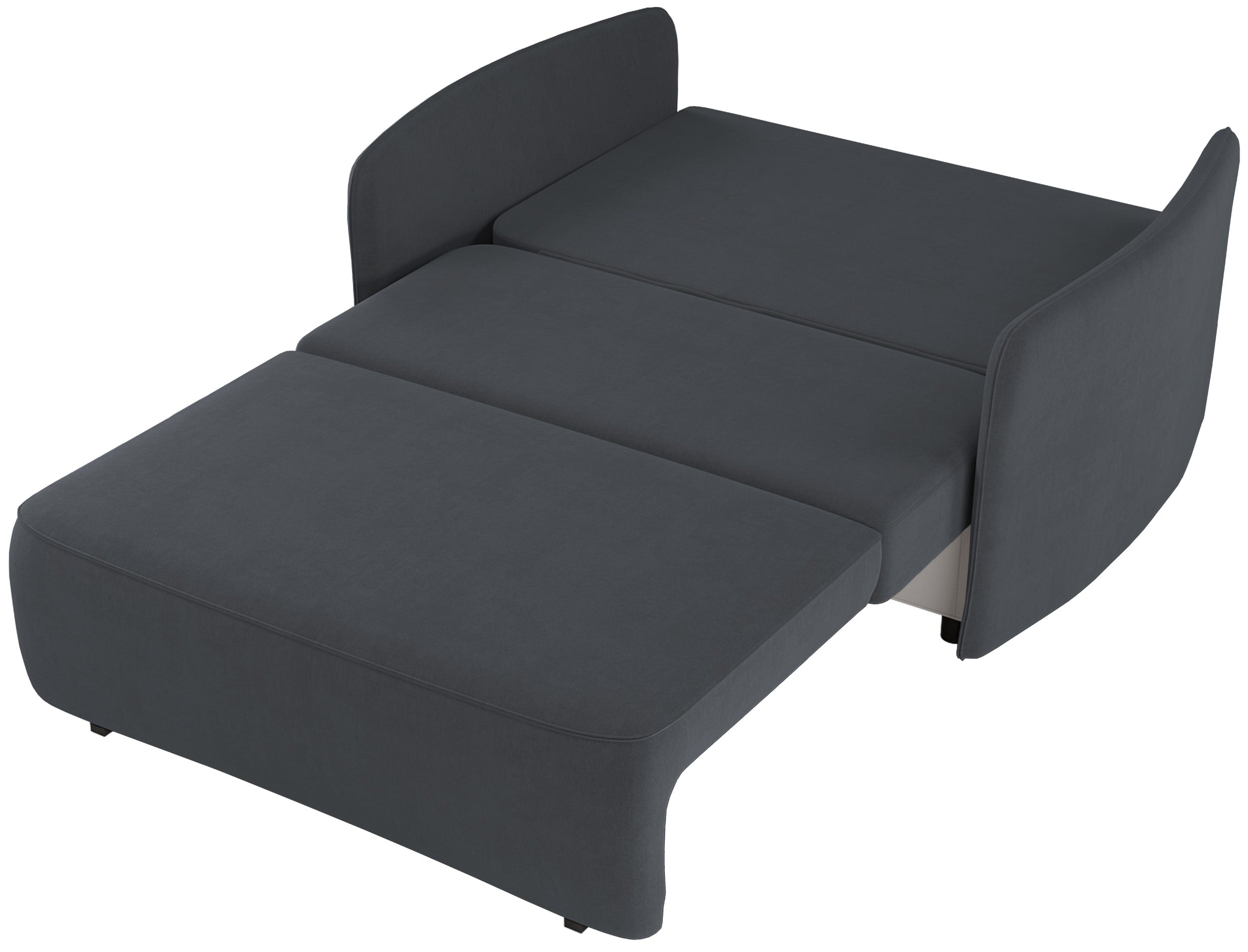 selsey-paxi-ausziehbares-zweisitzer-sofa-145-cm-mit-stauraum-dunkelgrauer-chenil image 3