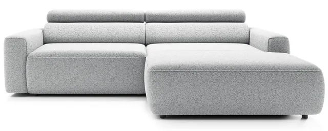 selsey-fando-ecksofa-mit-elektrischem-auszug-l-form-rechtsseitig-hellgraues-gefl image 1