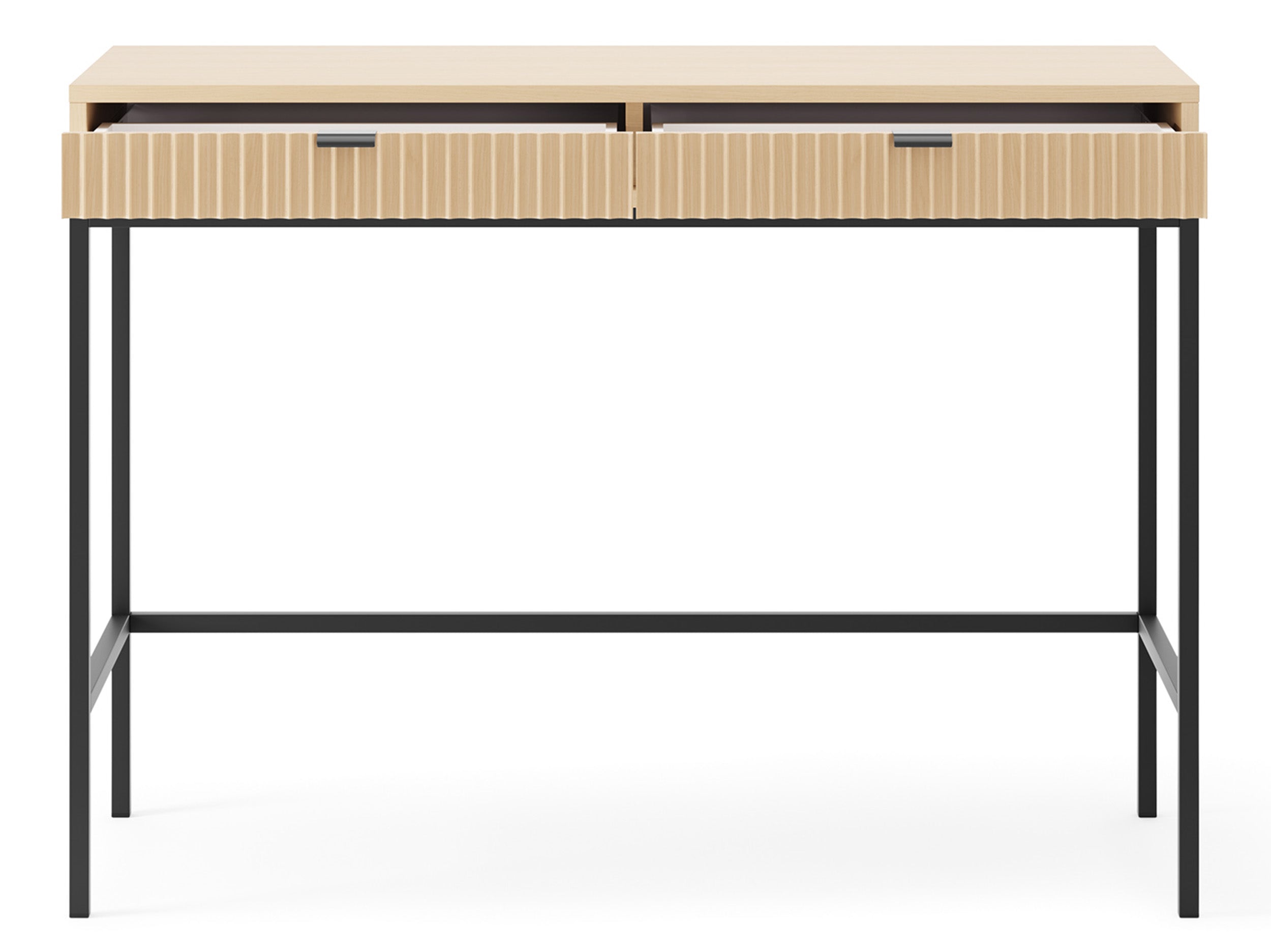 selsey-vellore-toilettentisch-104-cm-vicenza-eiche-2-schubladen-schwarze-beine image 3