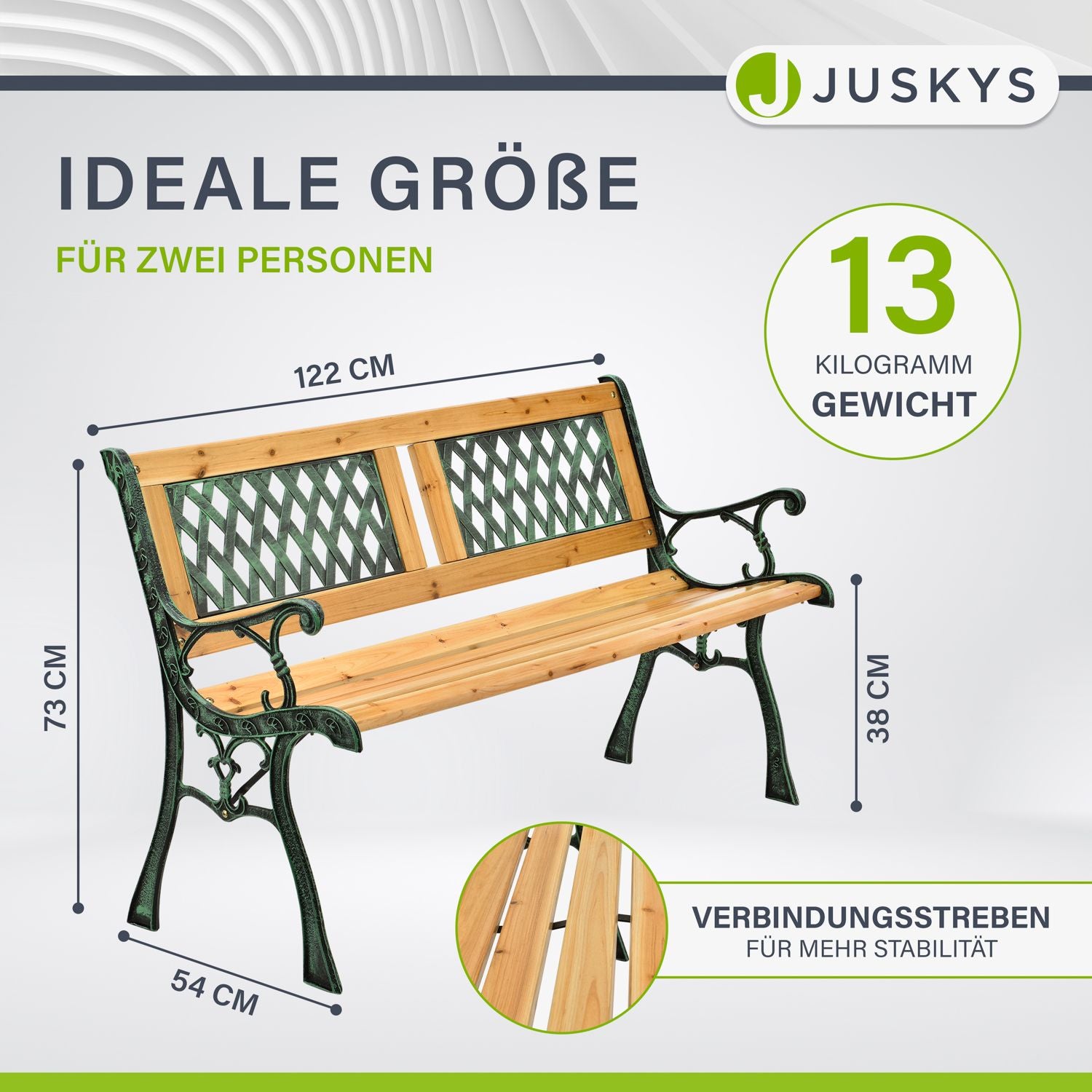 juskys-gartenbank-sanremo-vintage-122-cm-holz-gusseisen image 3