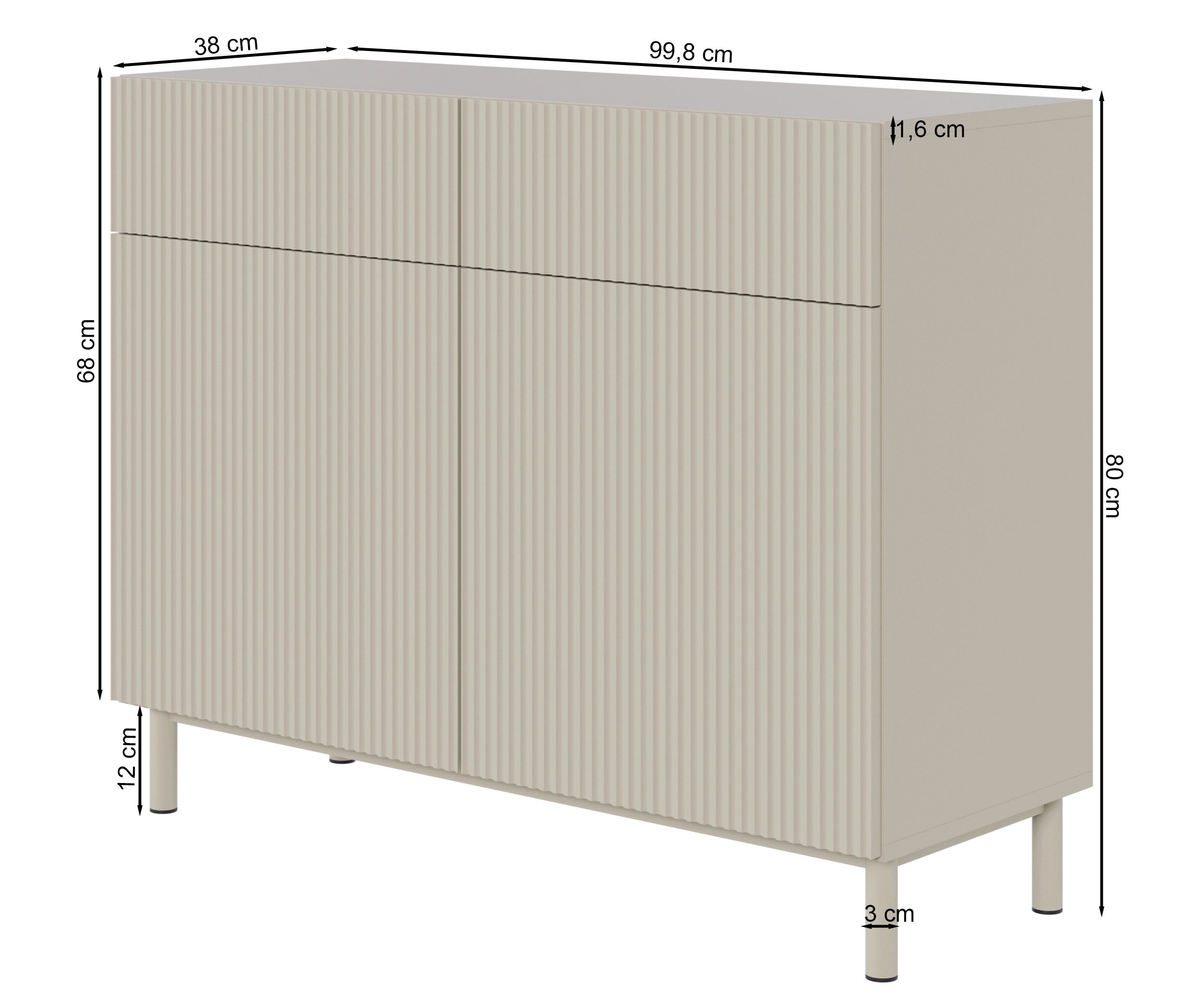 selsey-veldio-new-kommode-100-cm-zweit-rig-mit-zwei-schubladen-schwarz-gefr-ste- image 8