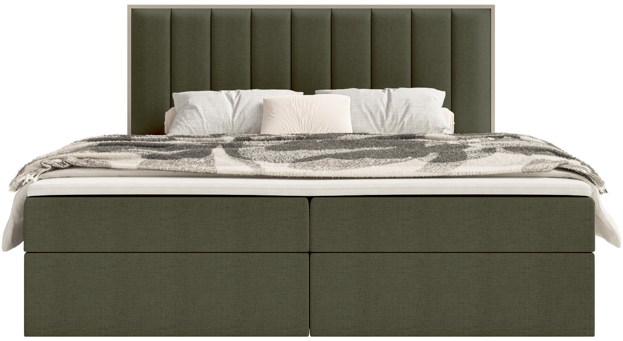 selsey-togents-kontinentalbett-160x200-cm-mit-stauraum-und-topper-dunkelgr-n-che image 5