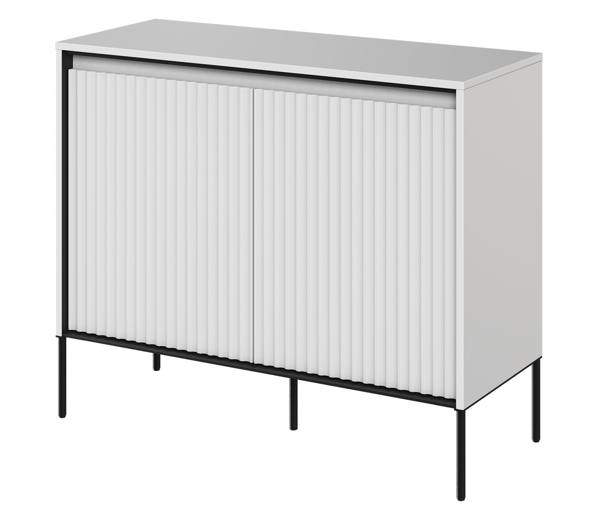 selsey-trend-zweit-rige-kommode-98-cm-mit-led-wei image 1