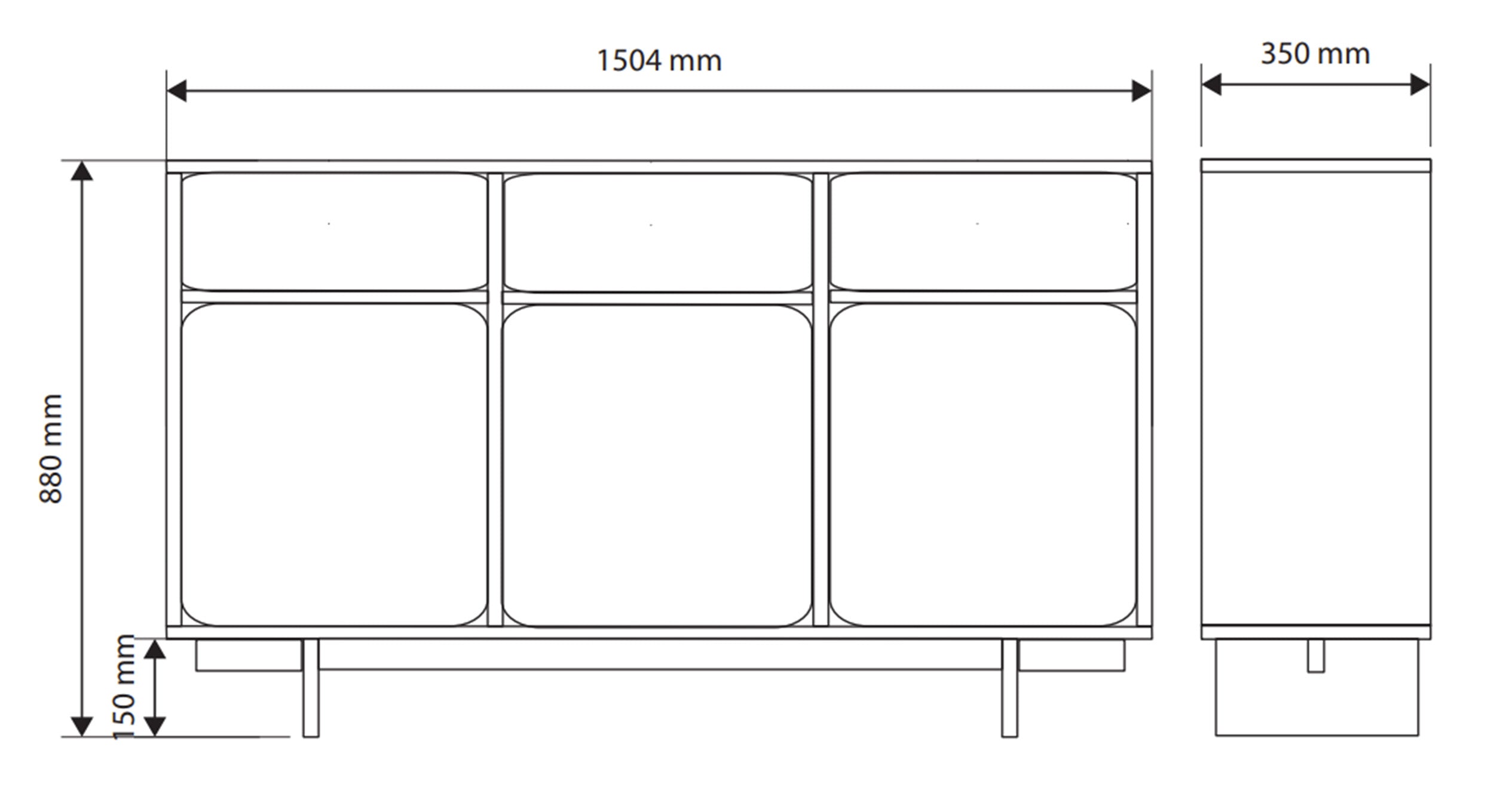 selsey-wuwu-dreht-r-kommode-150-cm-mit-drei-schubladen-grau-beige image 7