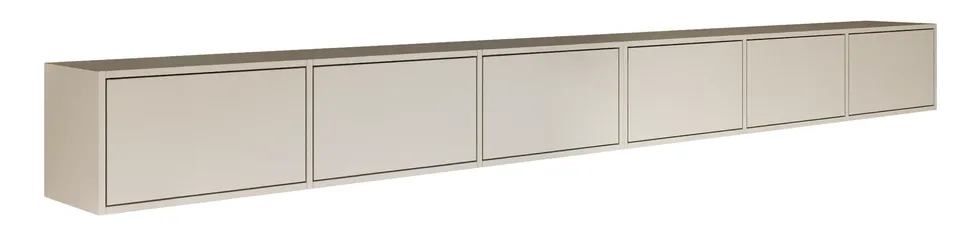 selsey-framme-h-ngender-tv-schrank-mit-sechs-klappen-300-cm-kaschmir image 1