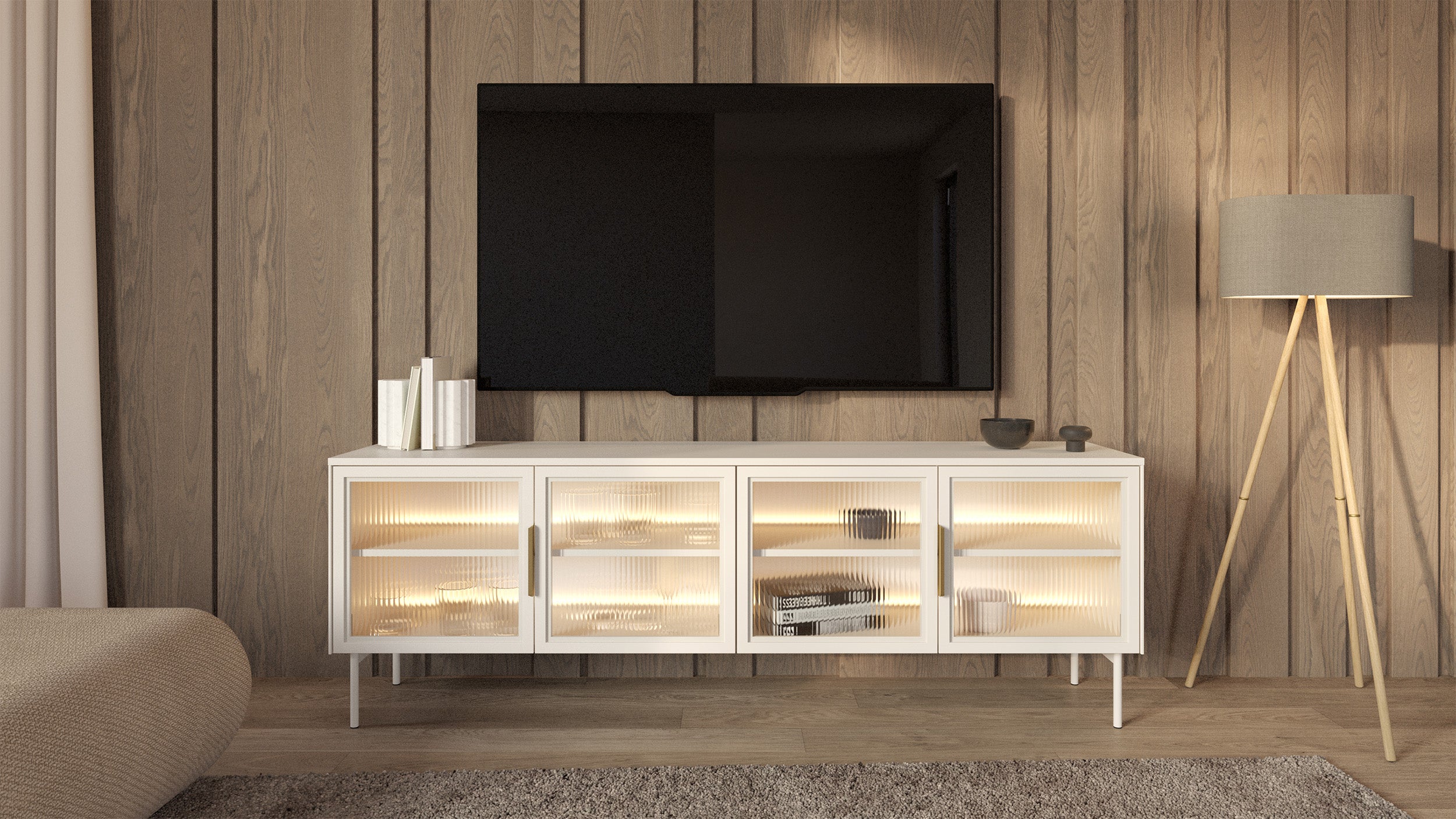 selsey-lumi-tv-schrank-181-cm-kaschmir-glast-ren-led-vierfl-gelig image 4