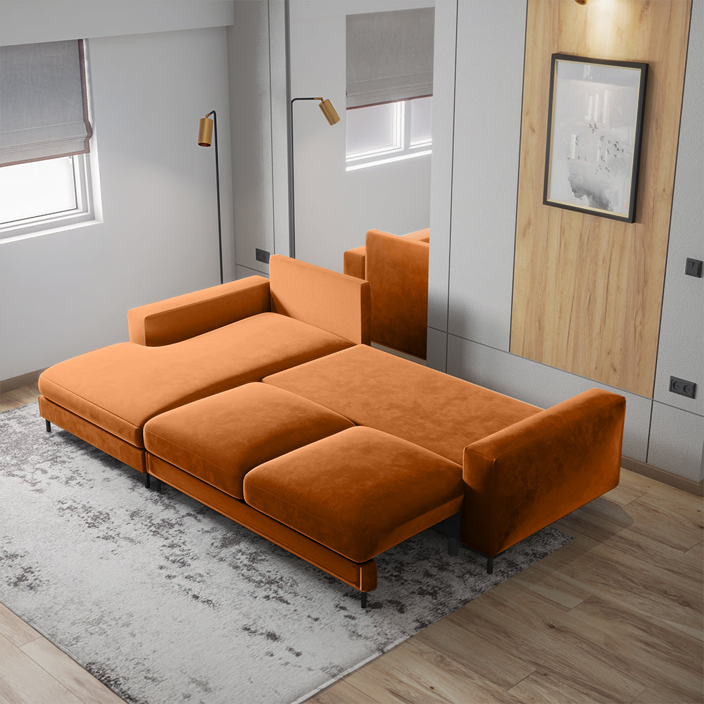 selsey-mokpeo-ecksofa-mit-schlaffunktion-l-links-kupferfarbener-samt image 4