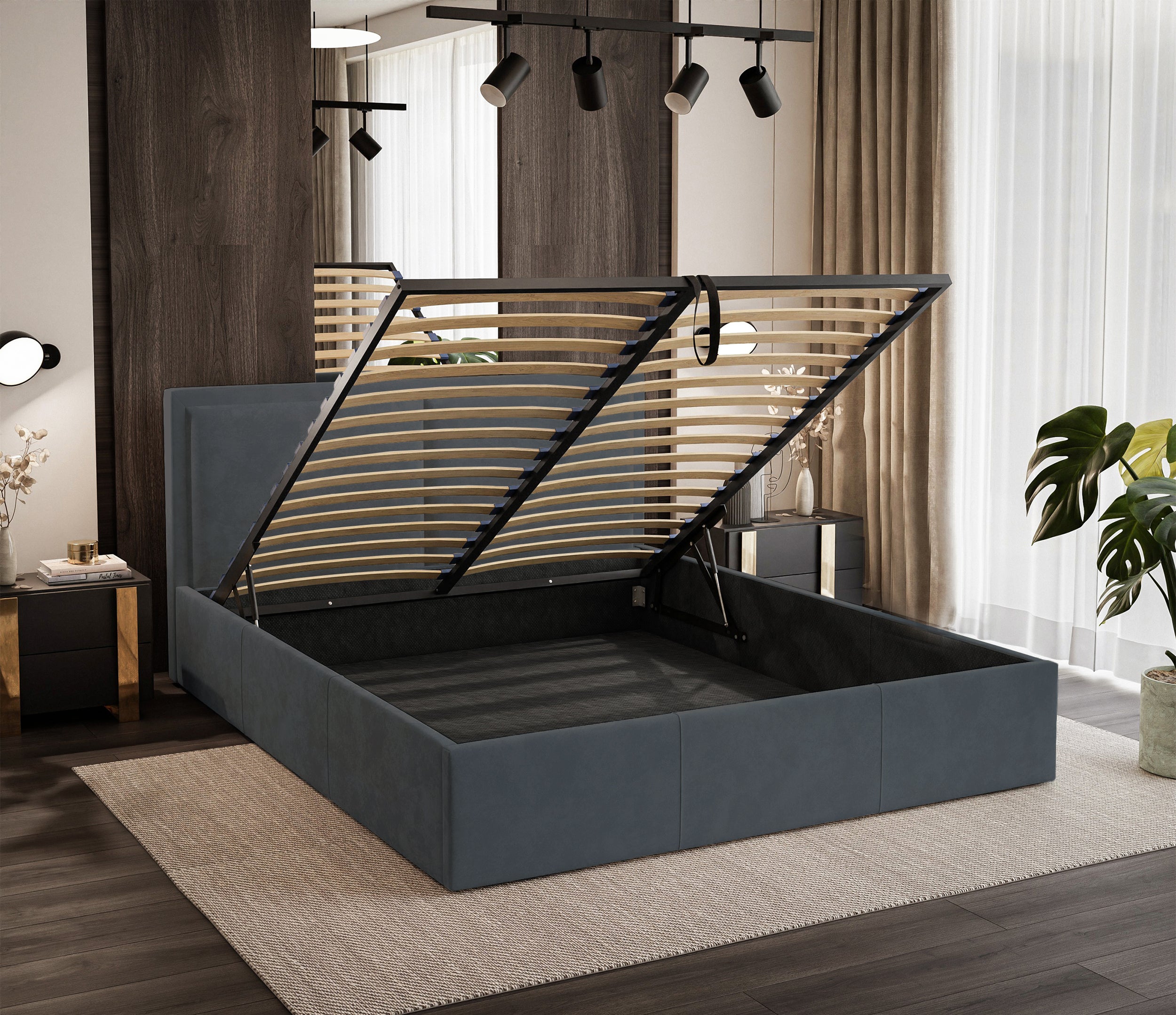 selsey-soave-ii-polsterbett-140x200-cm-mit-stauraum-und-metallrahmen-stahlvelour image 5