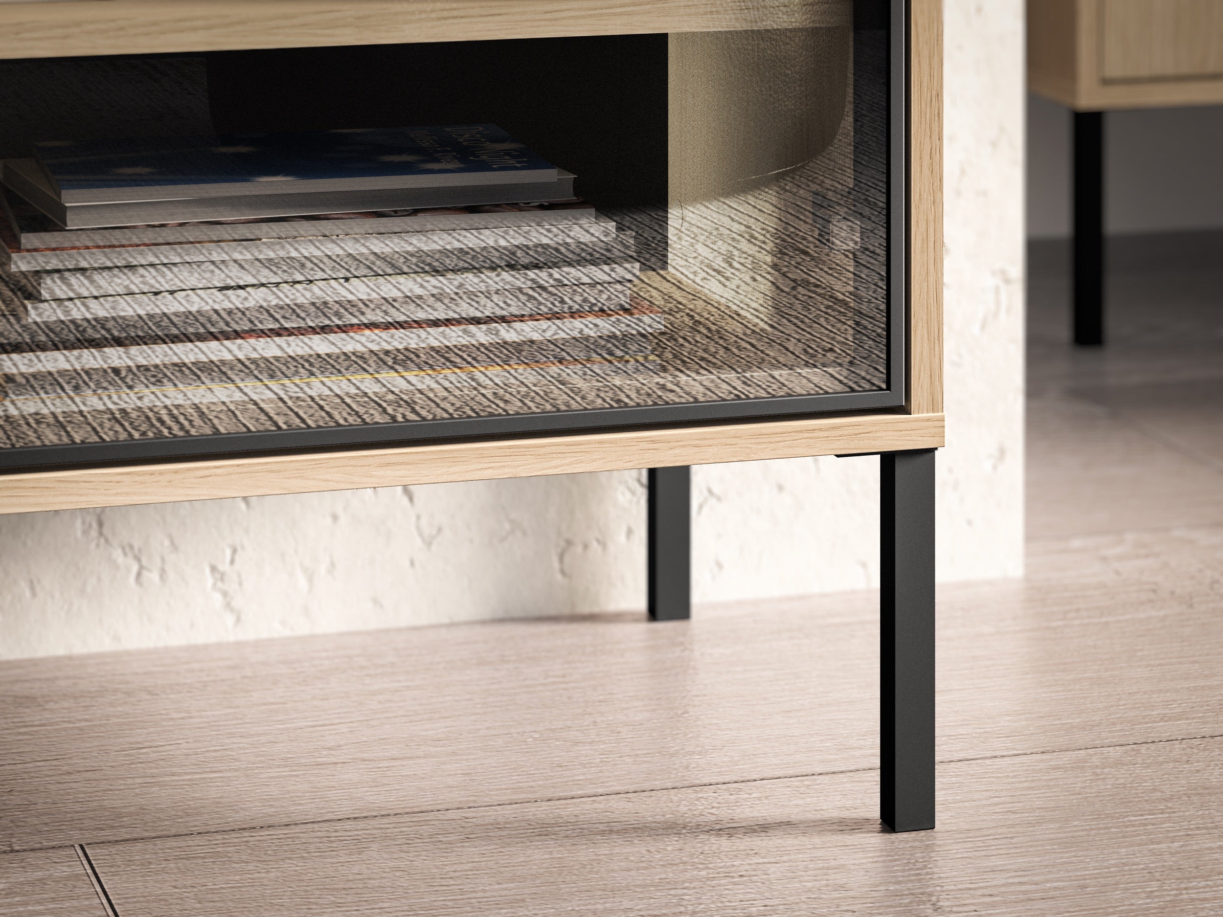 selsey-barnee-zweit-rige-kommode-160-cm-lindberg-eiche-mit-schubladen-und-beleuc image 8