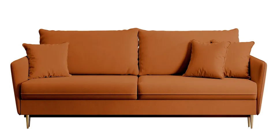 selsey-volio-dreisitziges-ausklappbares-sofa-kupferfarbenes-wasserabweisendes-sa image 1