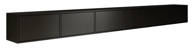 selsey-framme-h-ngender-tv-schrank-300-cm-mit-6-klappen-schwarz image 1