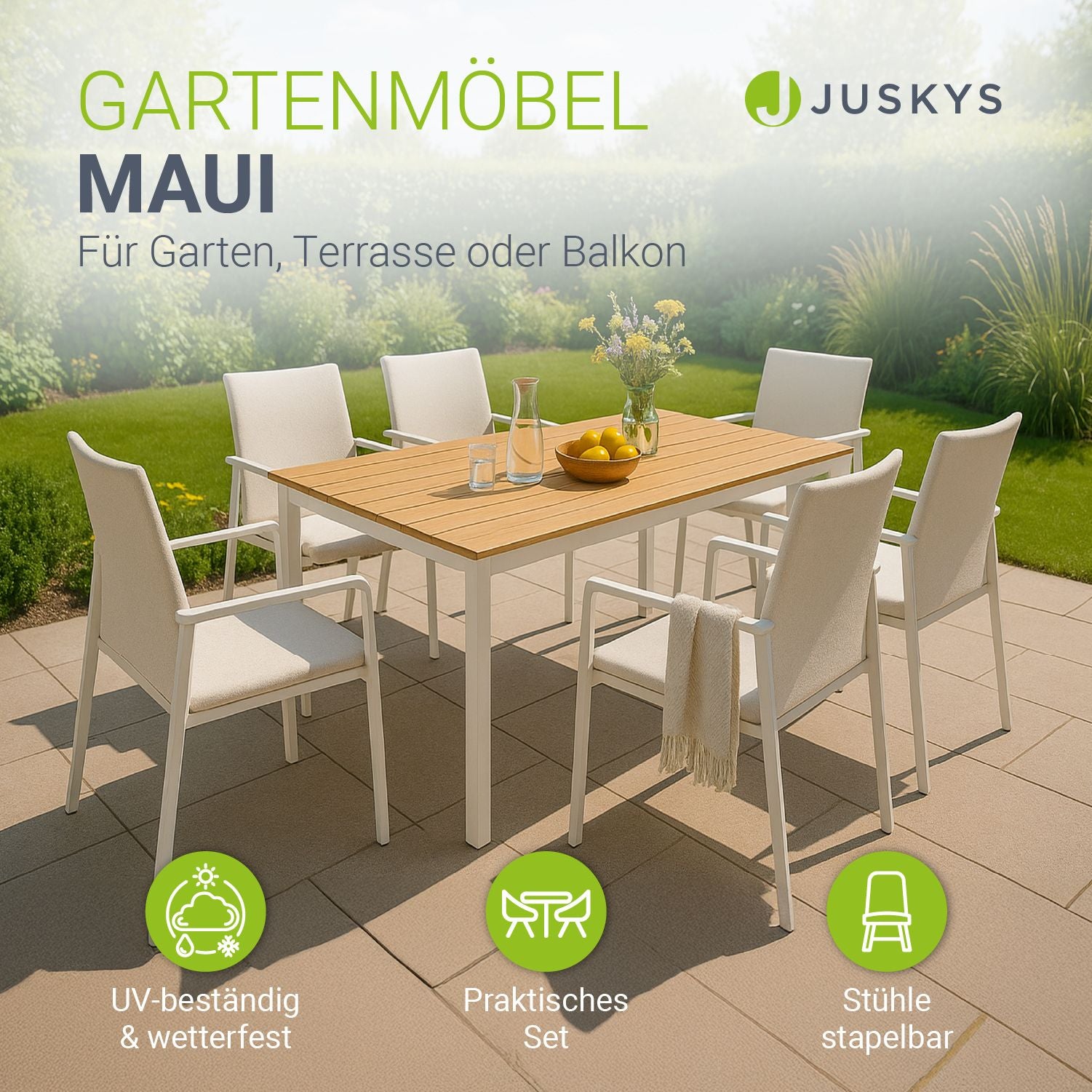 juskys-maui-premium-gartenm-bel-set-f-r-6-personen-beige-tisch-6-st-hle image 3