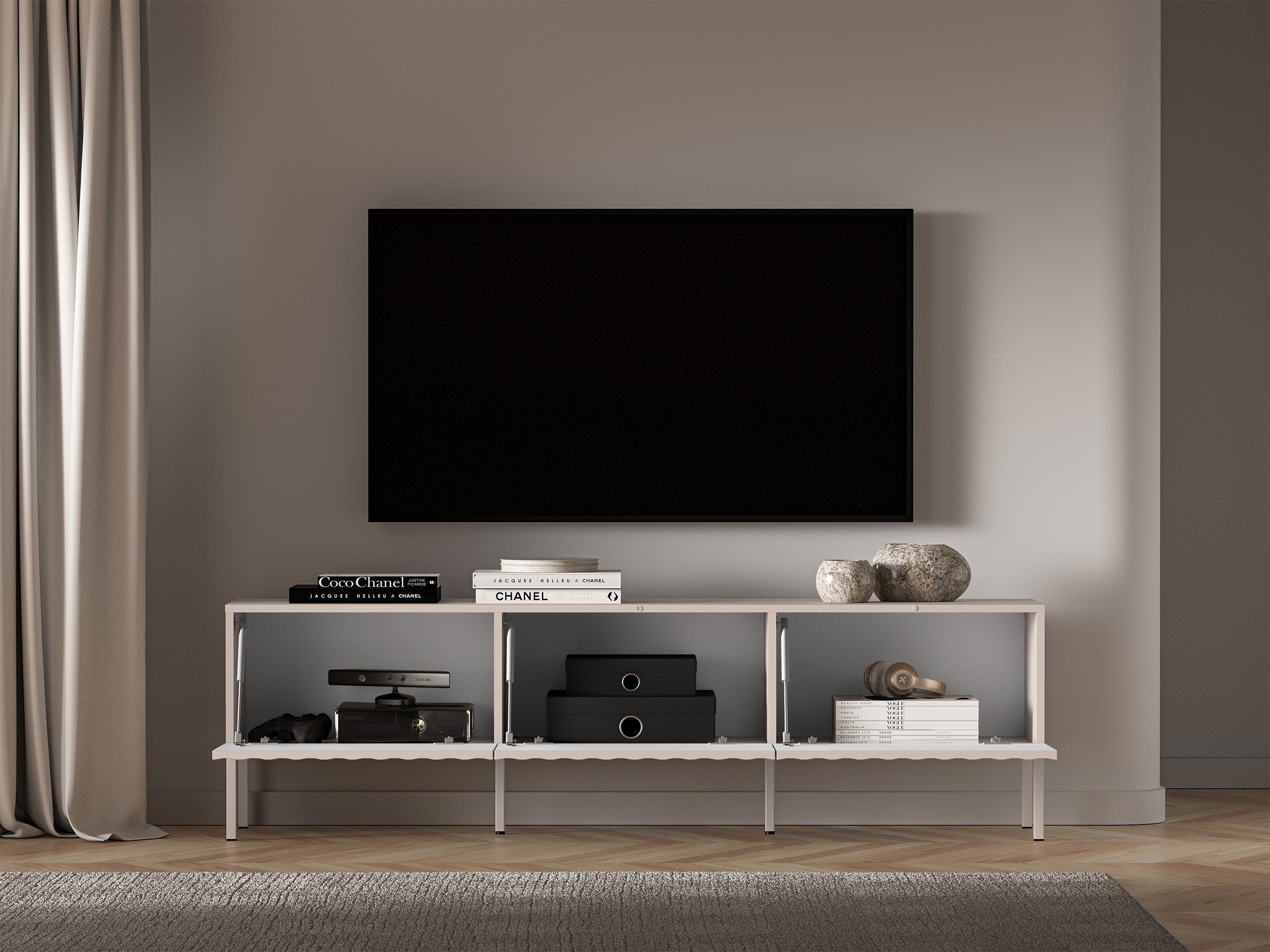 selsey-derriva-tv-lowboard-mit-rillenfront-beige image 7