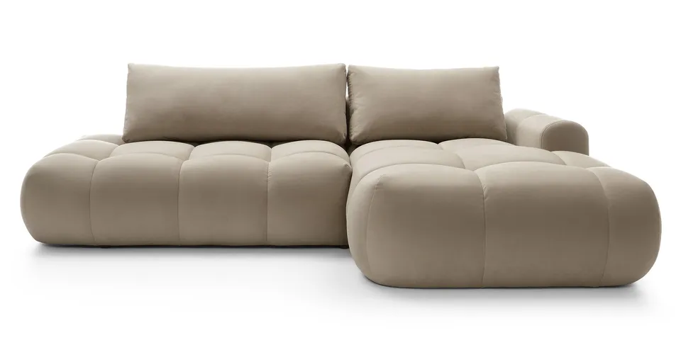 selsey-ombo-ecksofa-mit-schlaffunktion-l-form-rechts-beige-hydrophober-samt-mit- image 1