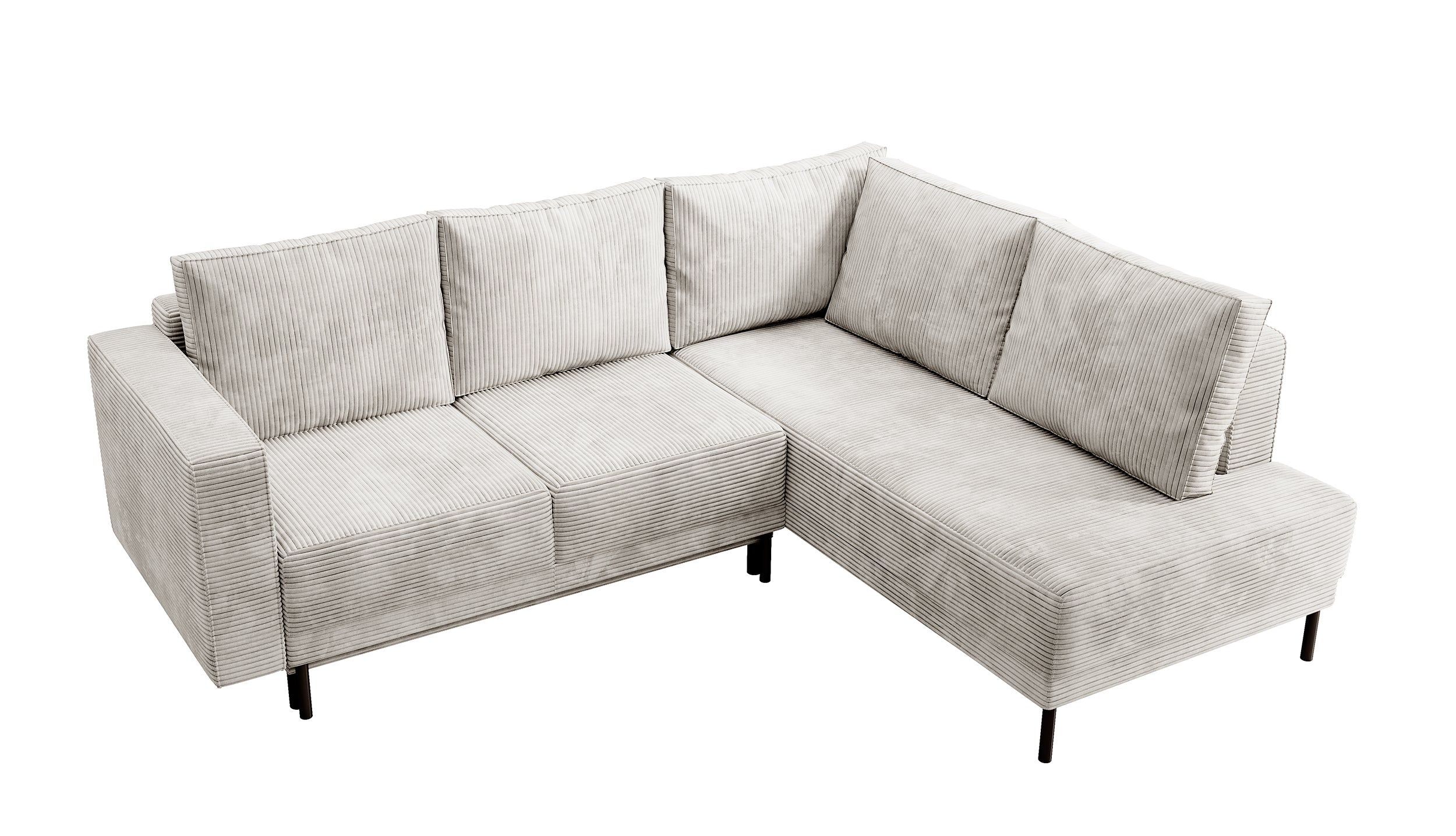 selsey-rodario-ecksofa-rechts-mit-schlaffunktion-und-bettkasten-graubeiger-cord image 5