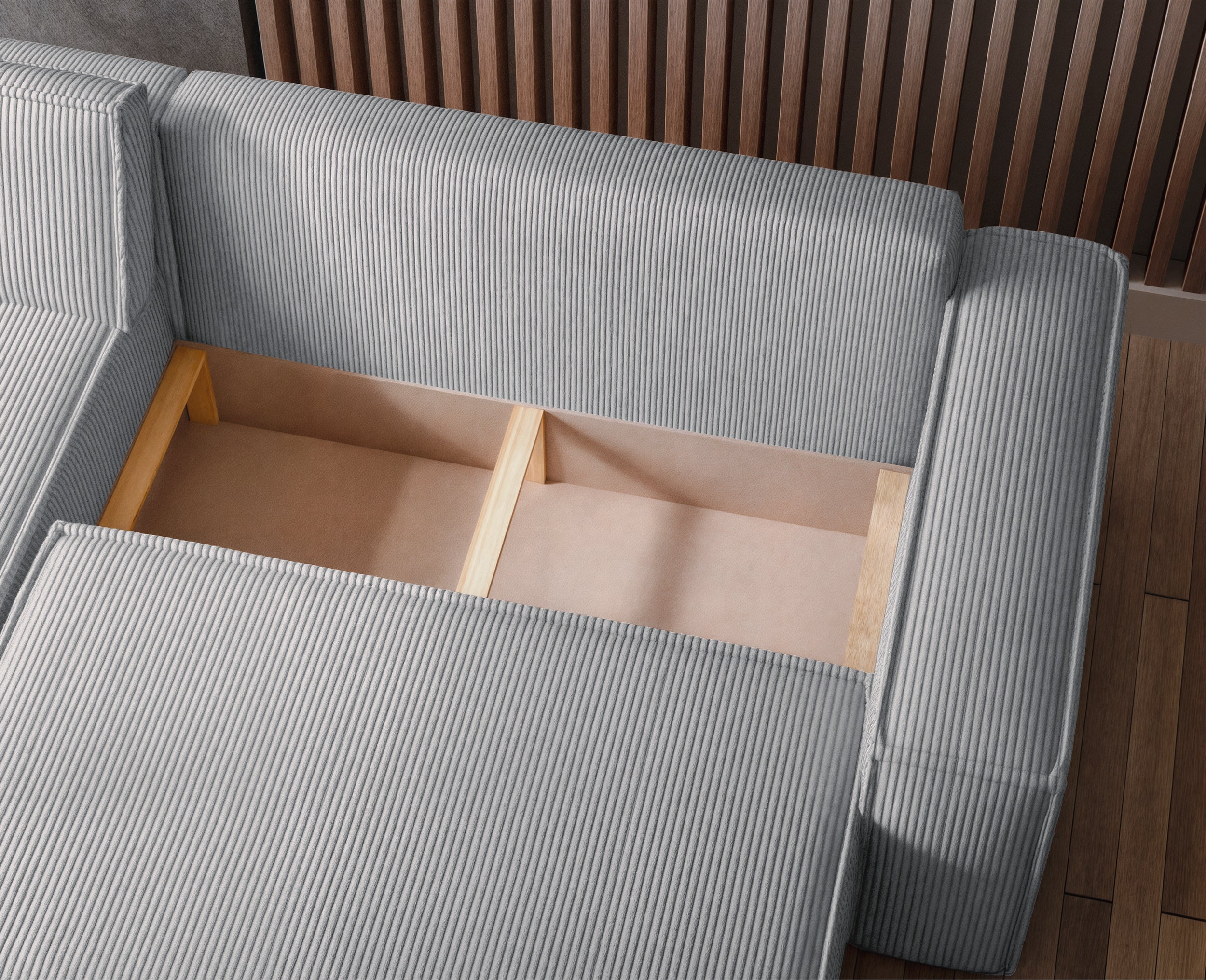 selsey-scarlo-ecksofa-mit-schlaffunktion-l-f-rmig-mit-stauraum-hellgrauer-cordst image 5