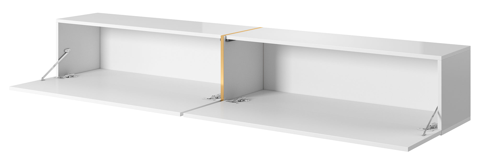 selsey-bisira-tv-schrank-200-cm-wei-mit-goldenem-einsatz image 3