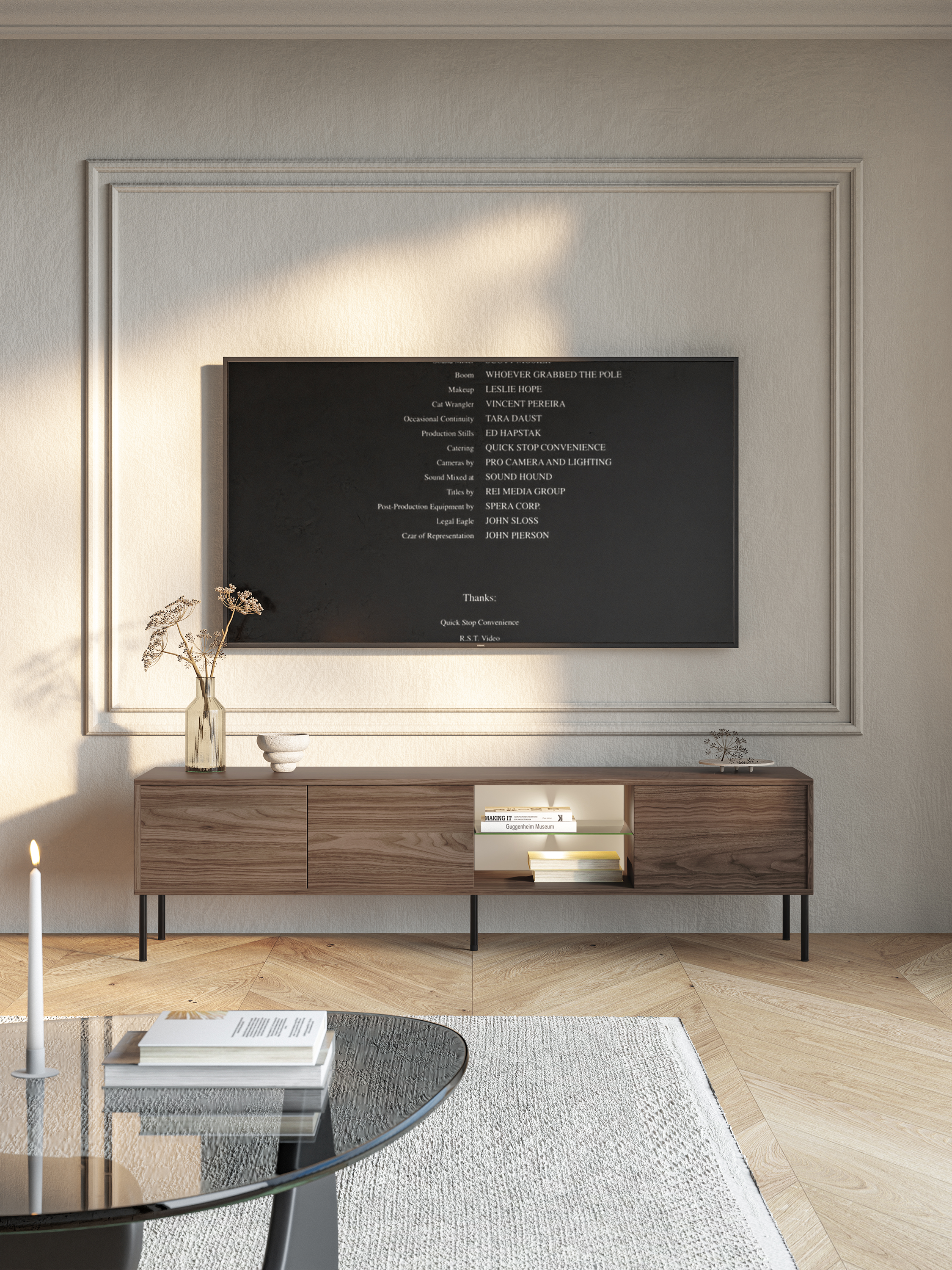 selsey-modity-dreit-riger-tv-schrank-175-cm-nussbaum-mit-glasablage-und-beleucht image 4