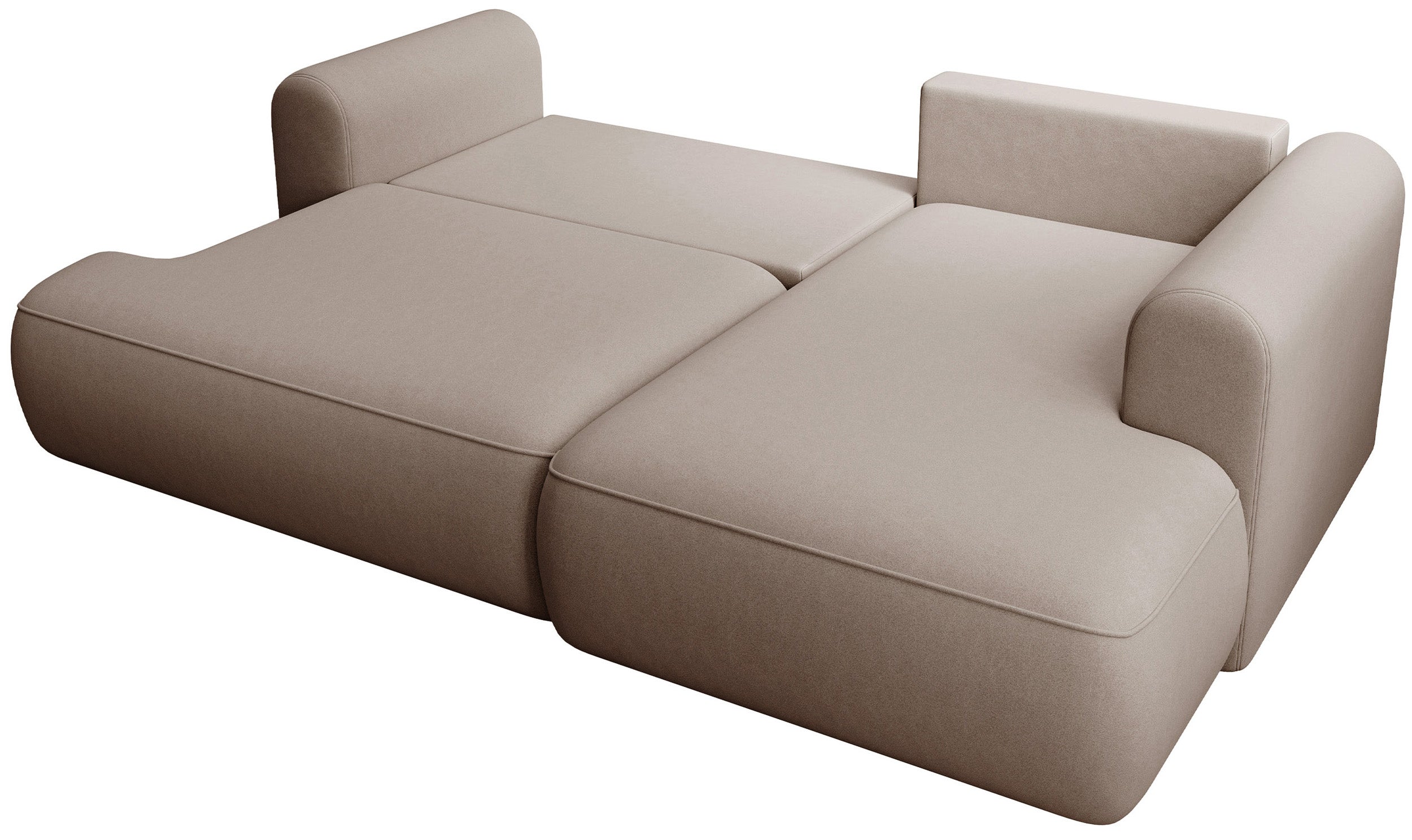 selsey-ovo-mini-ecksofa-rechts-l-form-mit-schlaffunktion-beige-velours image 2